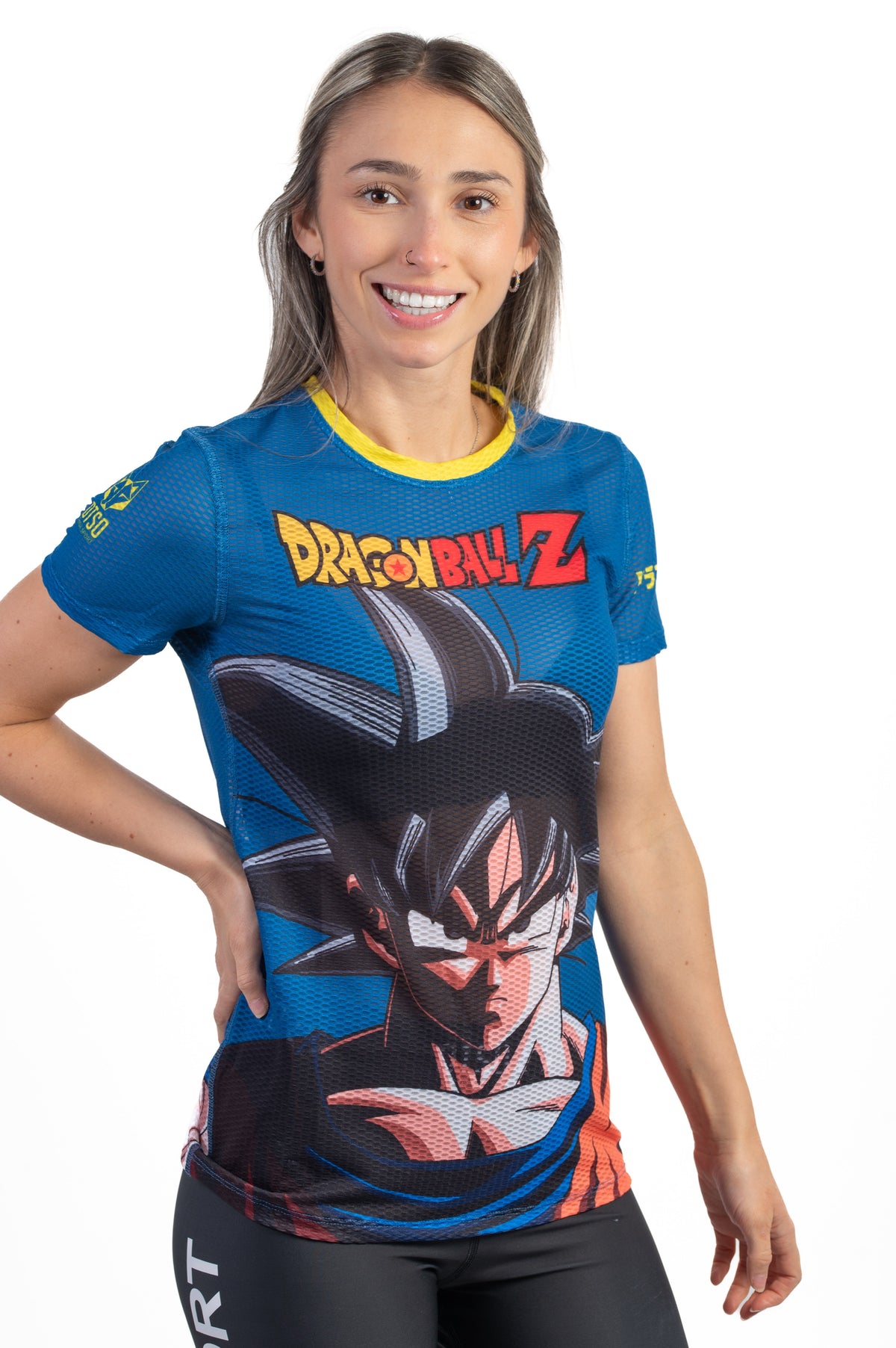 OTSO Damen Kurzarm-Funktionsshirt - Dragon Ball Z Goku – Produktansicht 5