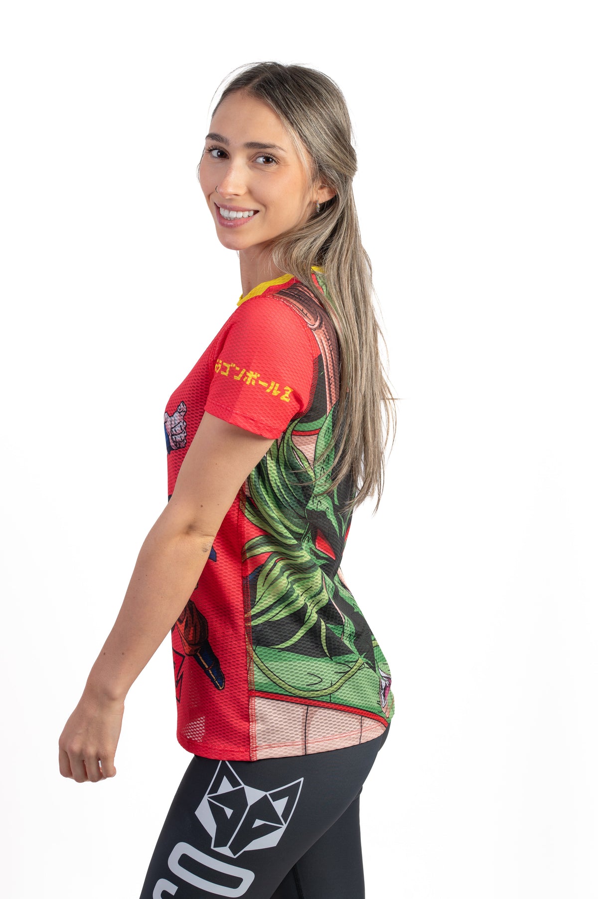OTSO Damen Kurzarm-Funktionsshirt - Dragon Ball Z Goku Shenron – Produktansicht 6
