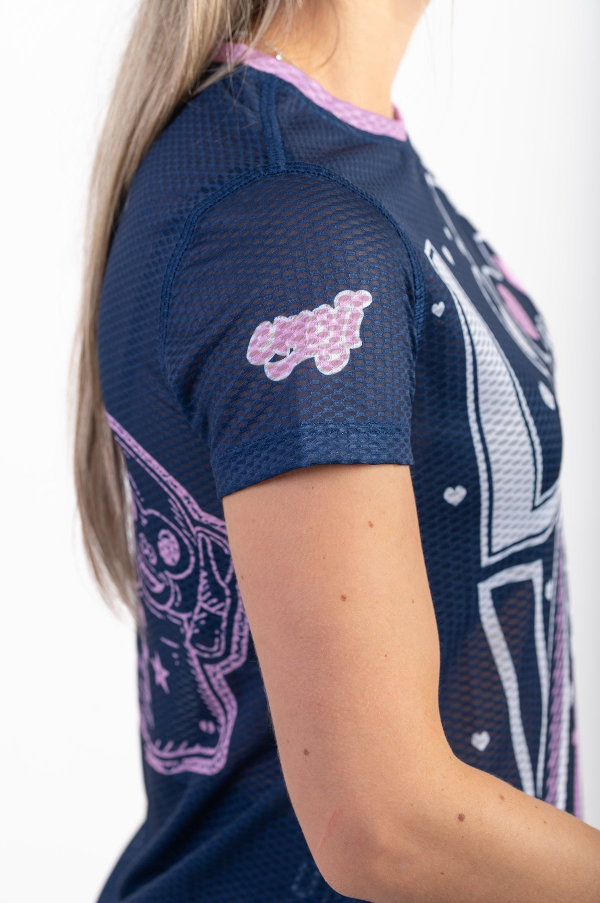 OTSO Damen Kurzarm-Funktionsshirt - Emoji Love First – Produktansicht 8