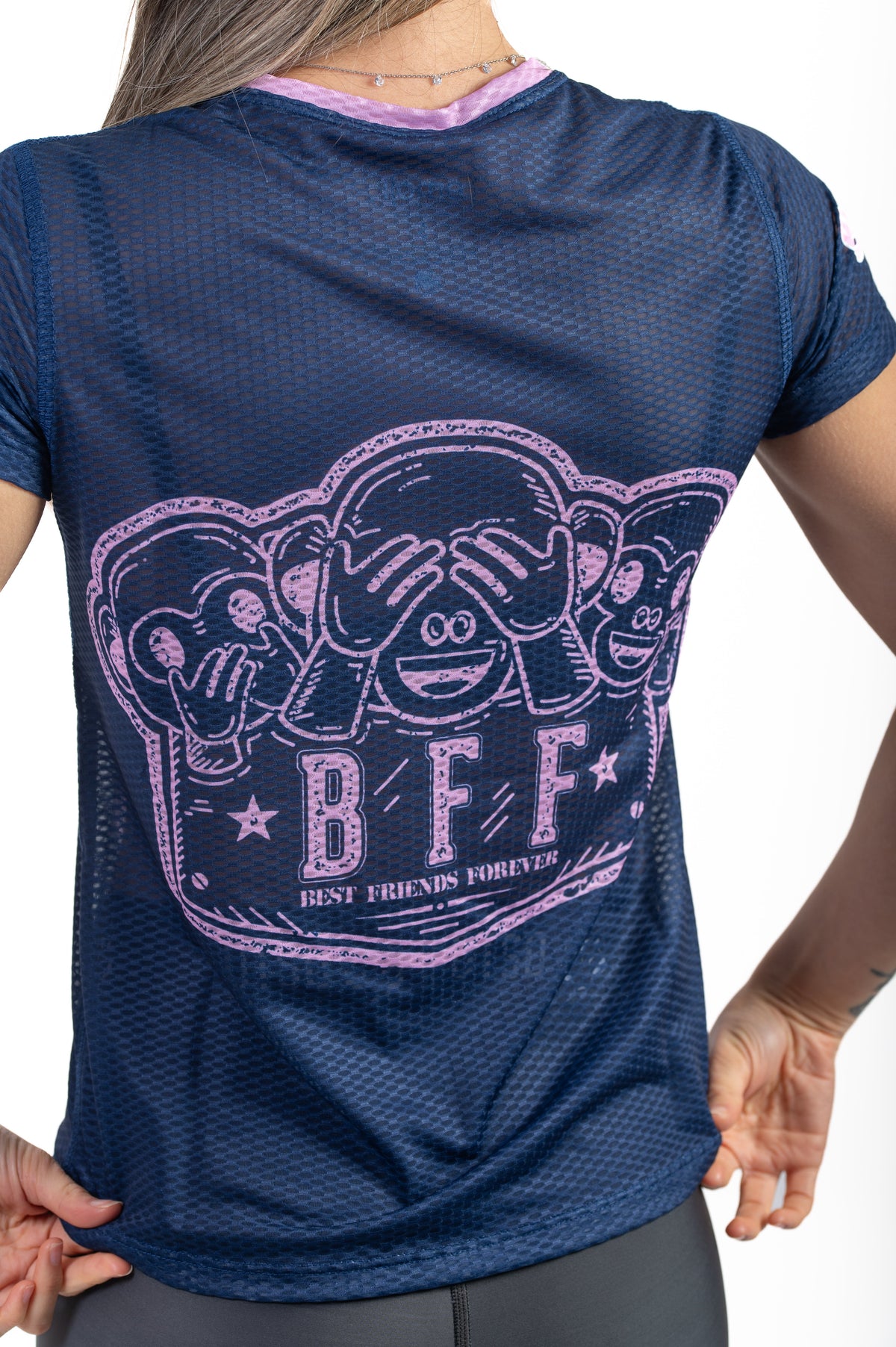 OTSO Damen Kurzarm-Funktionsshirt - Emoji Love First – Produktansicht 7