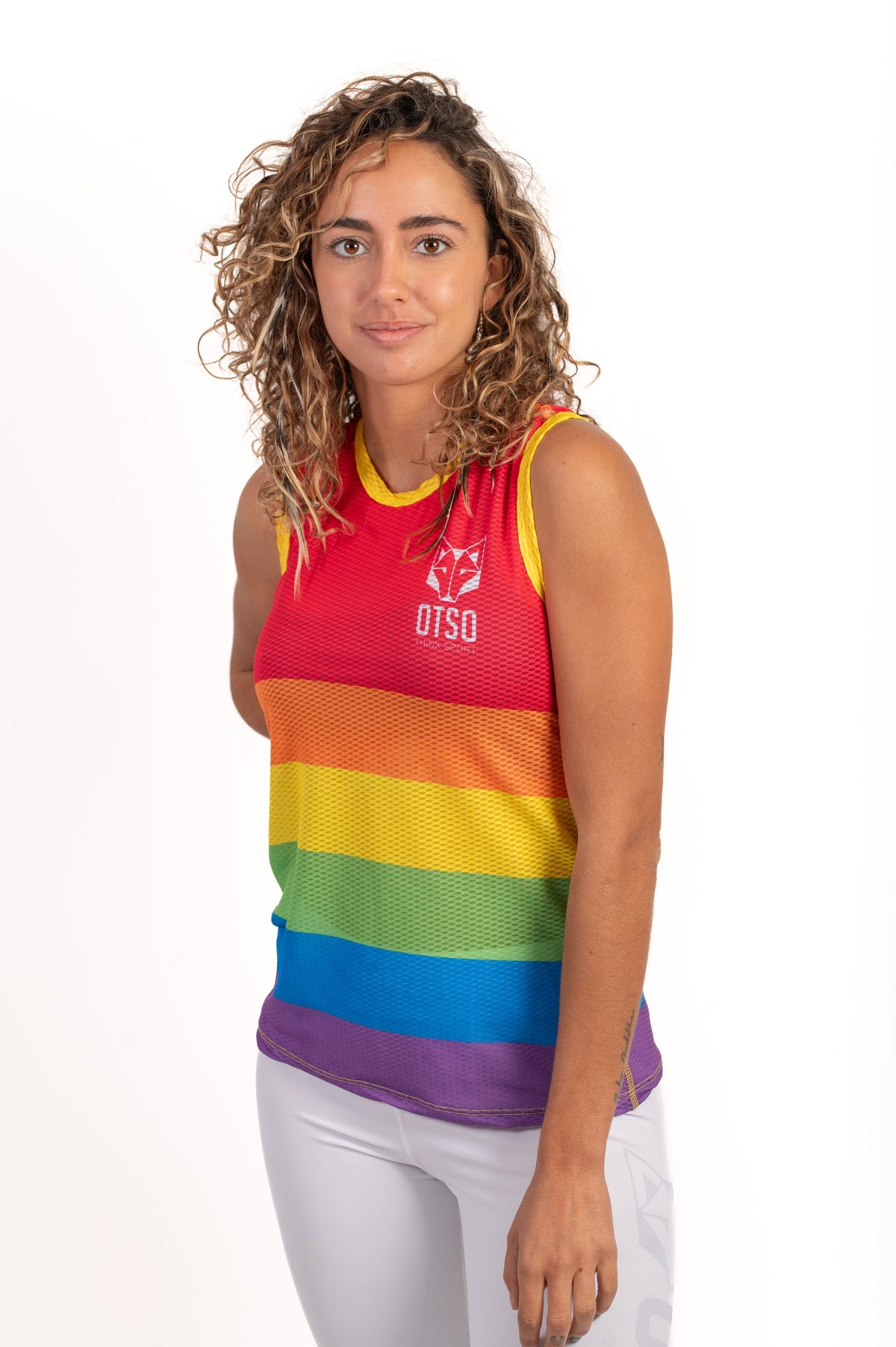 OTSO Damen Lauf-Singlet - Fight 4 Love – Produktansicht 3