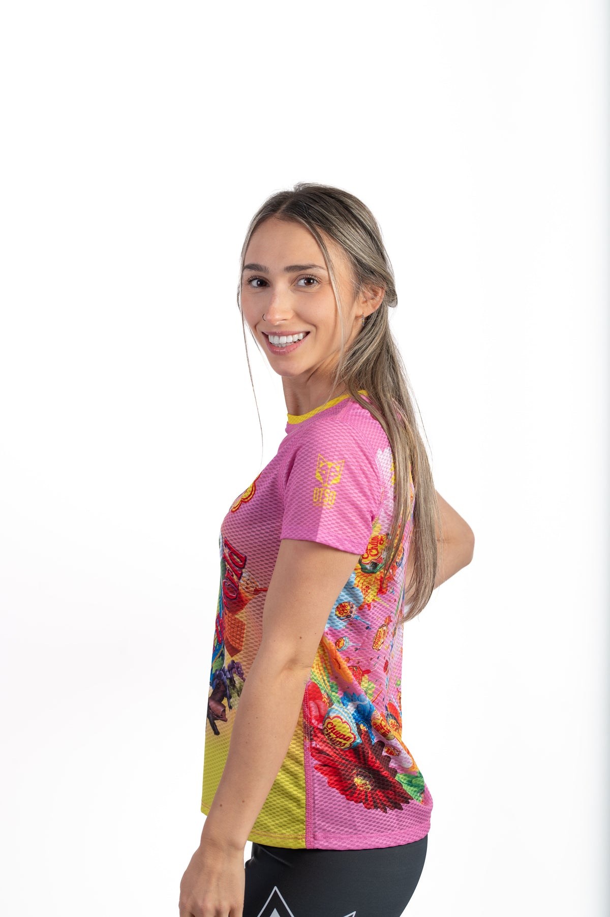 OTSO Damen Kurzarm-Funktionsshirt - Chupa Chups Flavours World – Produktansicht 4
