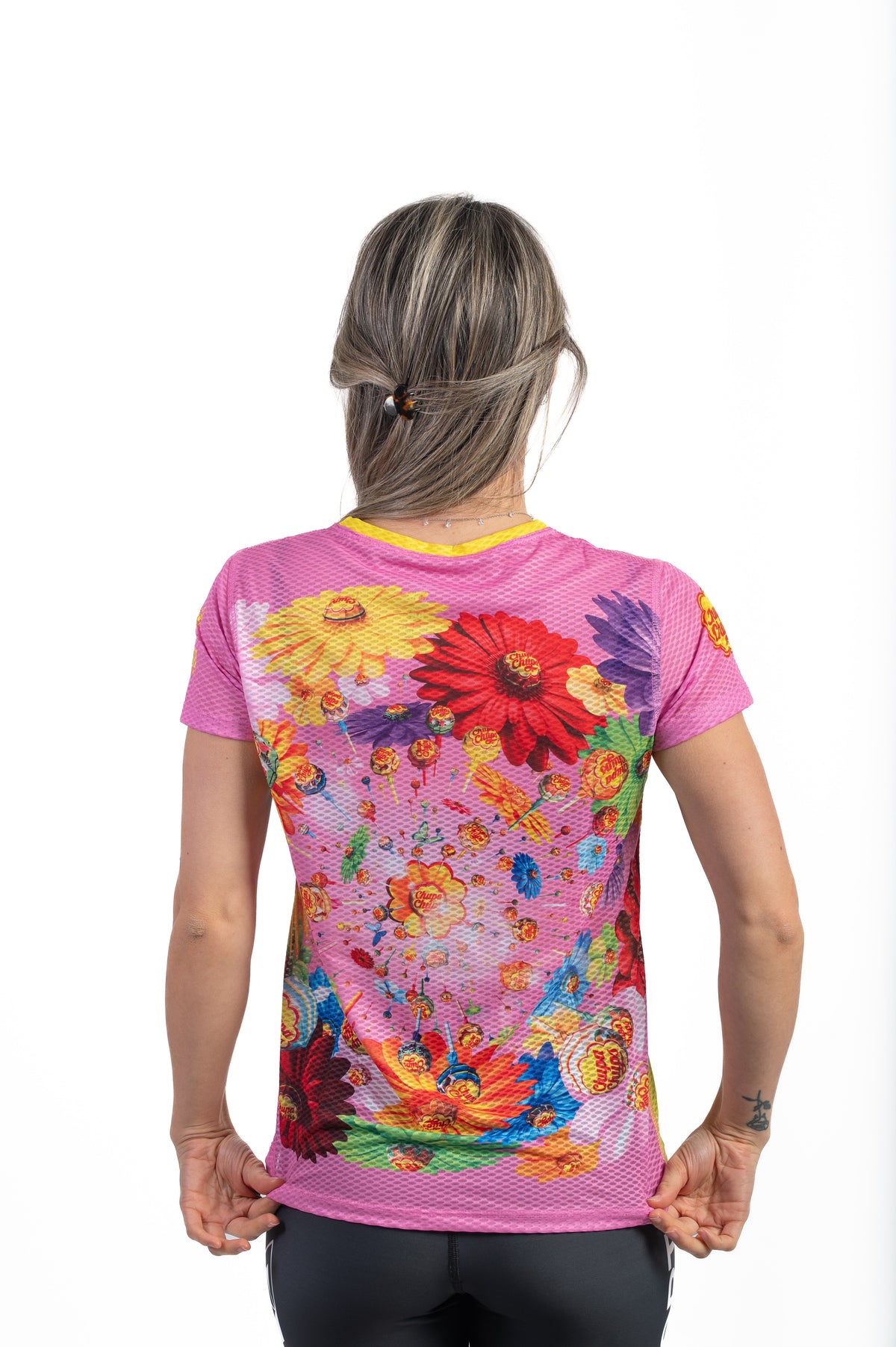 OTSO Damen Kurzarm-Funktionsshirt - Chupa Chups Flavours World – Produktansicht 6