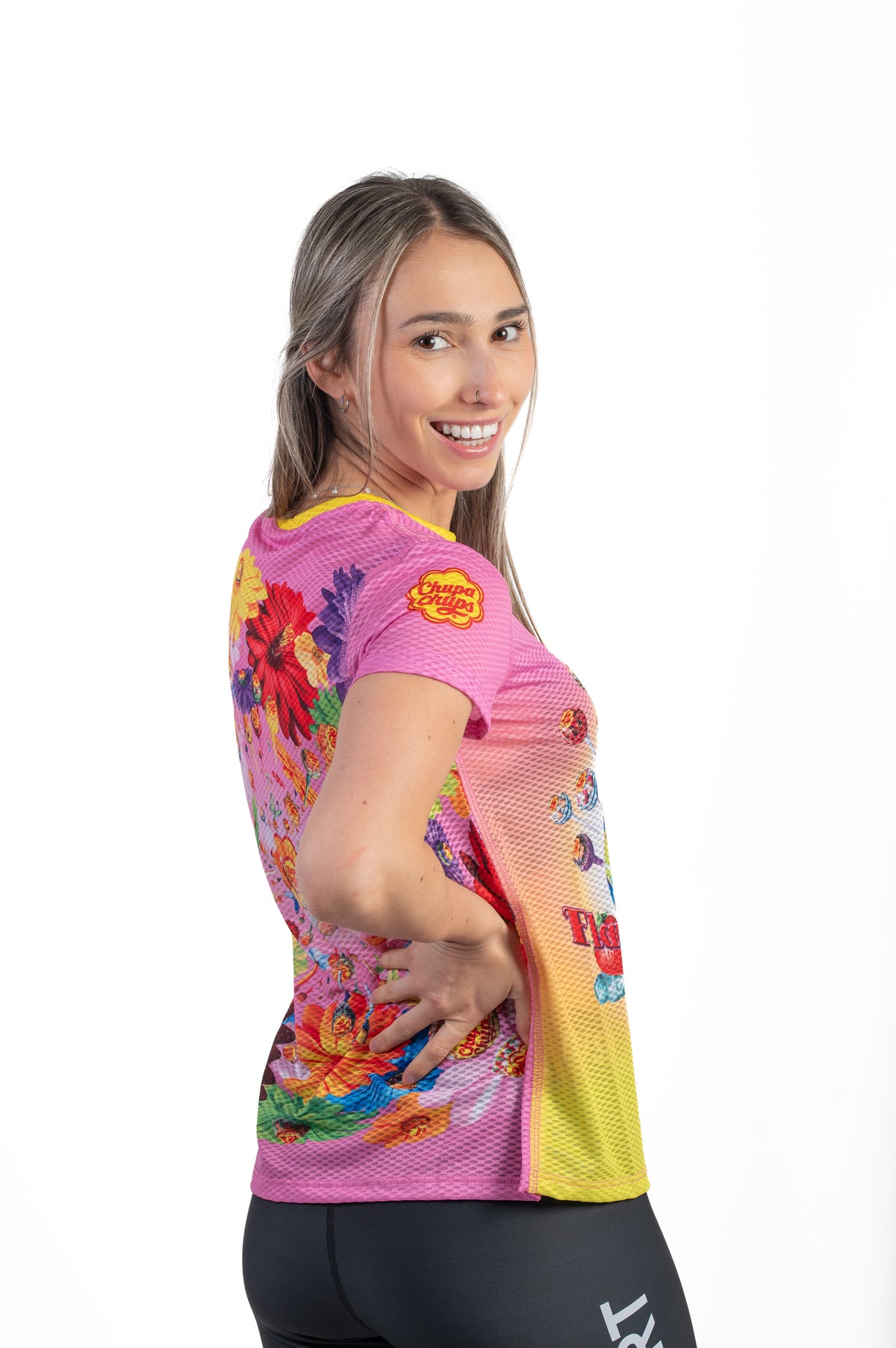 OTSO Damen Kurzarm-Funktionsshirt - Chupa Chups Flavours World – Produktansicht 5