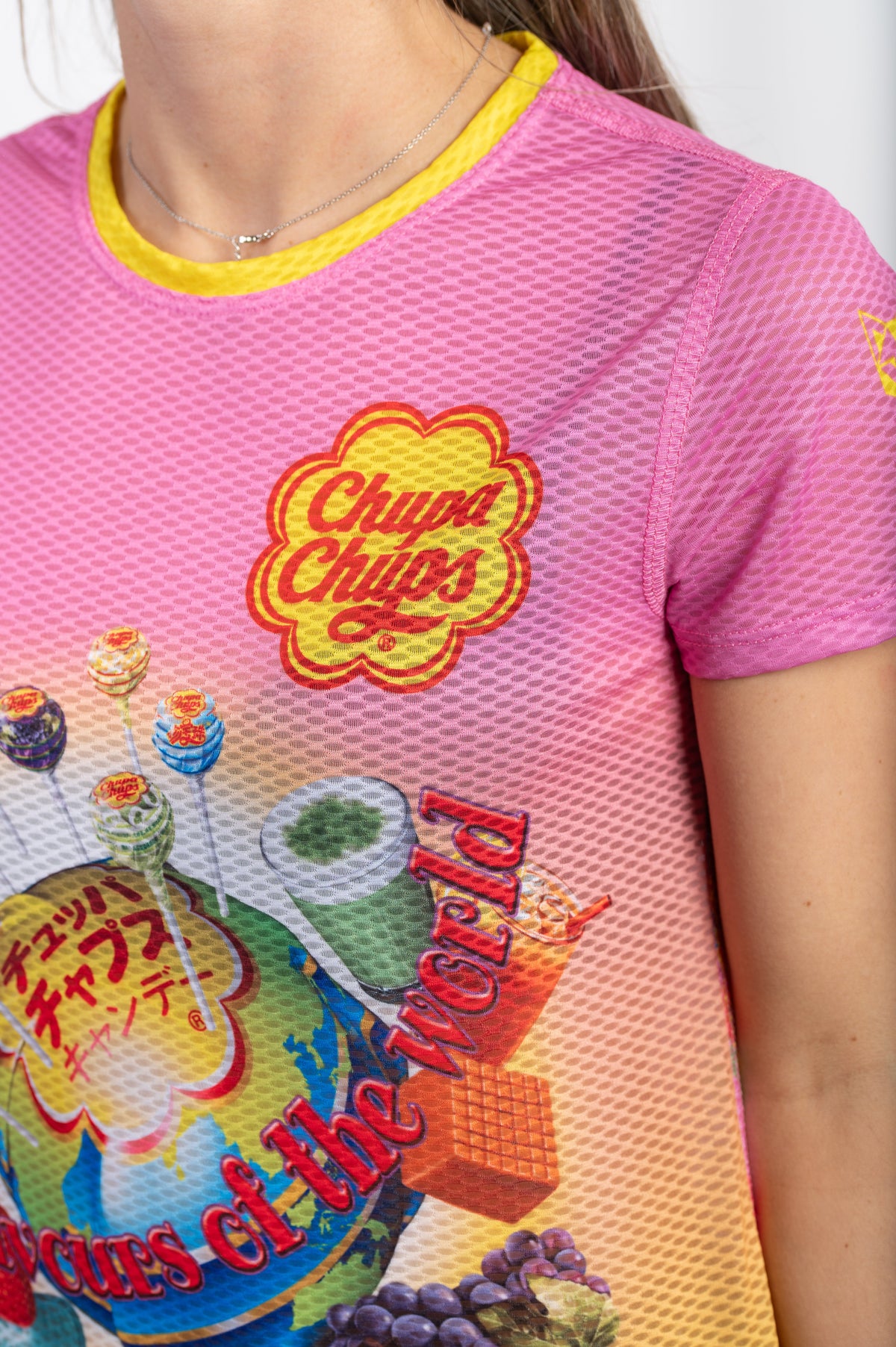 OTSO Damen Kurzarm-Funktionsshirt - Chupa Chups Flavours World – Produktansicht 9