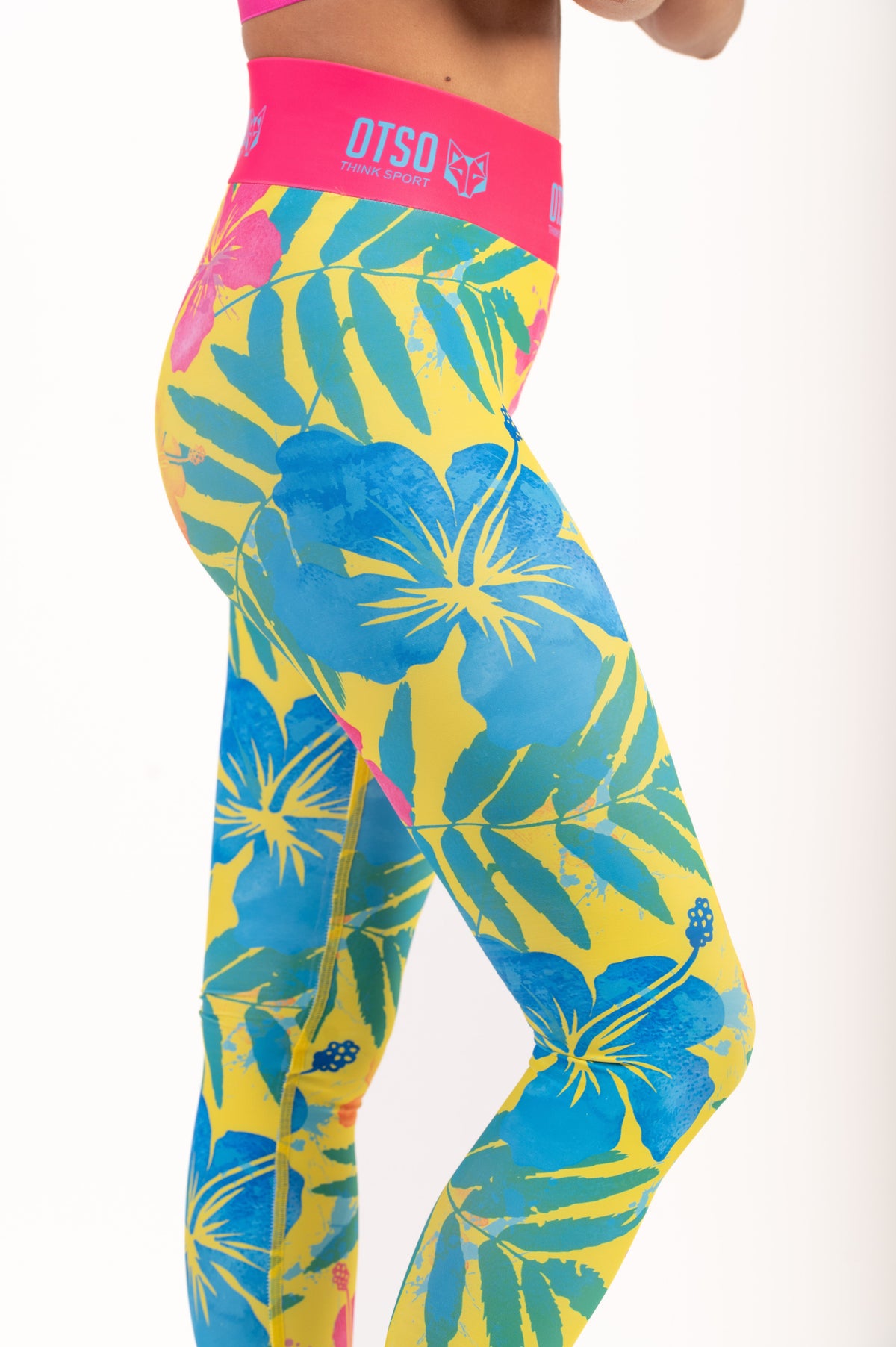 OTSO Damen Sportleggings - Floral – Produktansicht 6