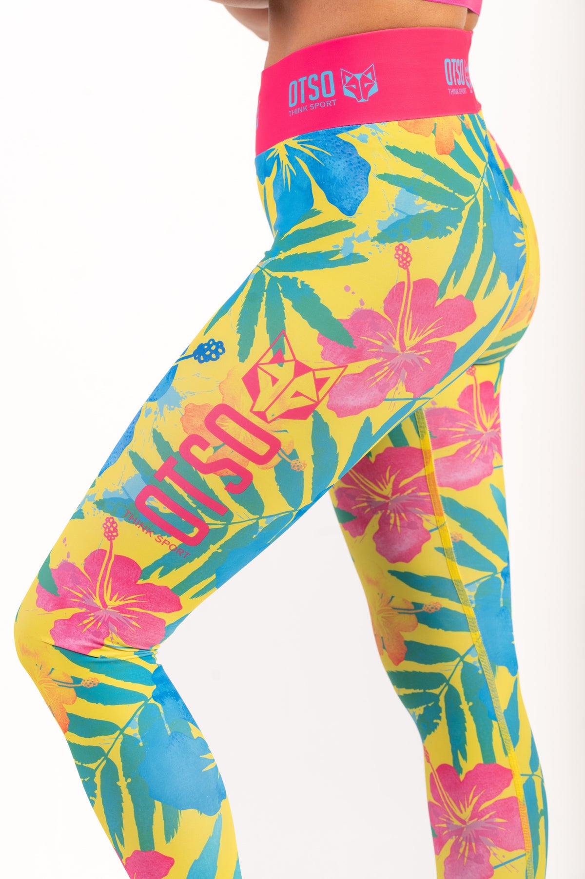 OTSO Damen Sportleggings - Floral – Produktansicht 7