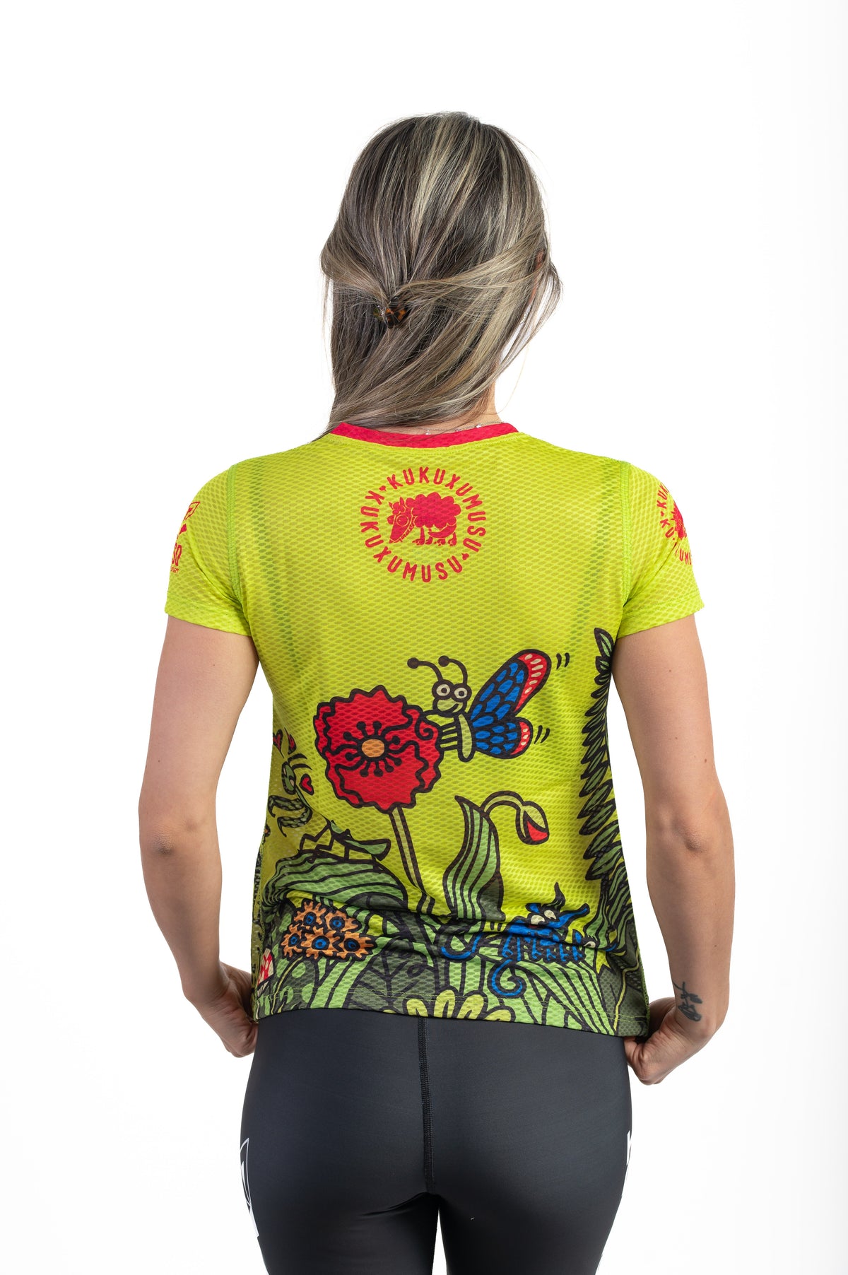 OTSO Damen Kurzarm-Funktionsshirt - Kukuxumusu Forest – Produktansicht 8