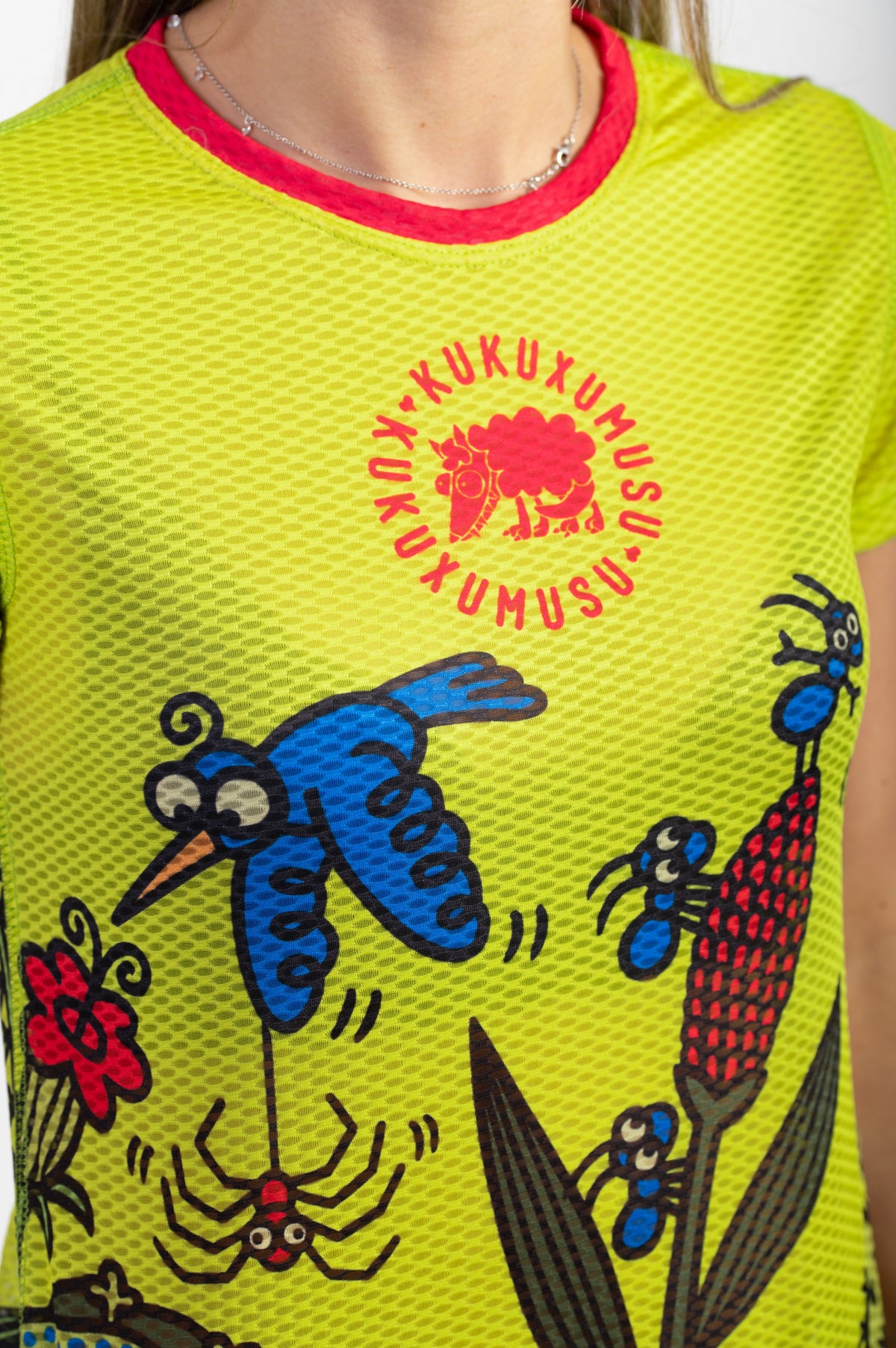 OTSO Damen Kurzarm-Funktionsshirt - Kukuxumusu Forest – Produktansicht 9