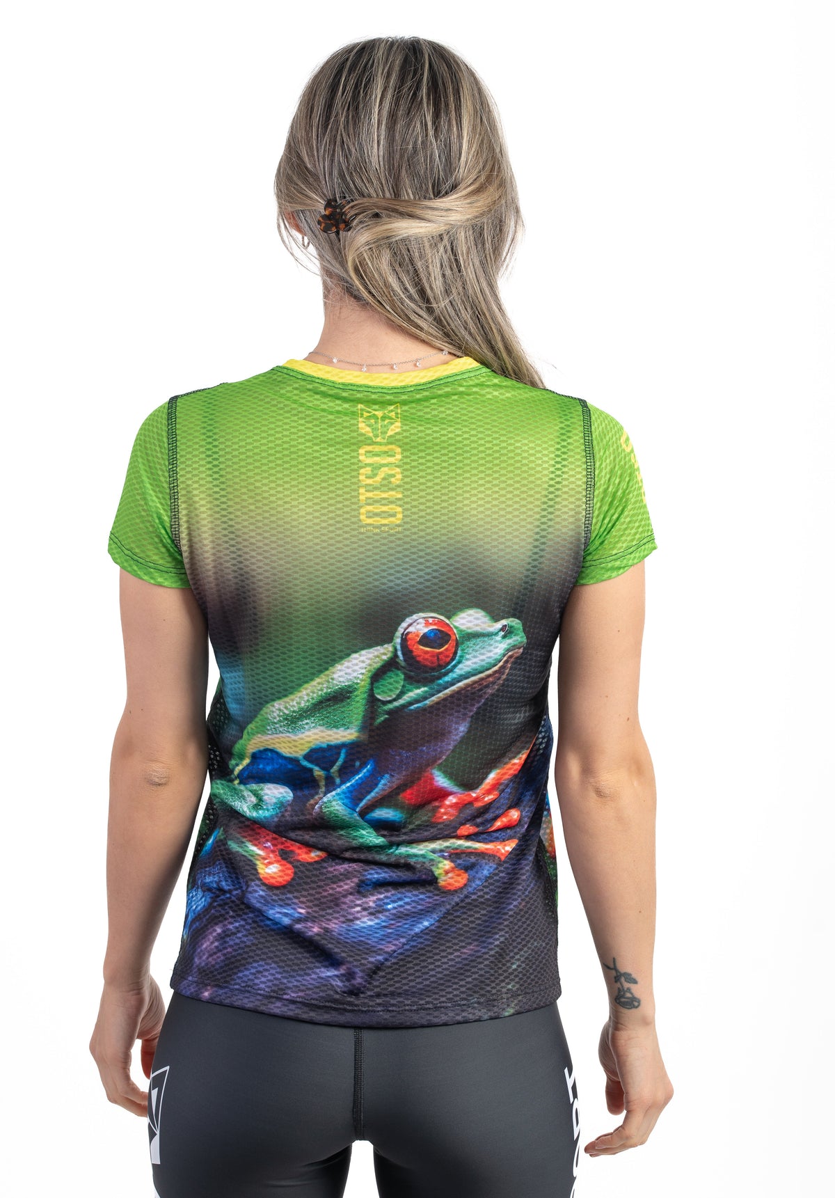 OTSO Damen Kurzarm-Funktionsshirt - Frog – Produktansicht 6