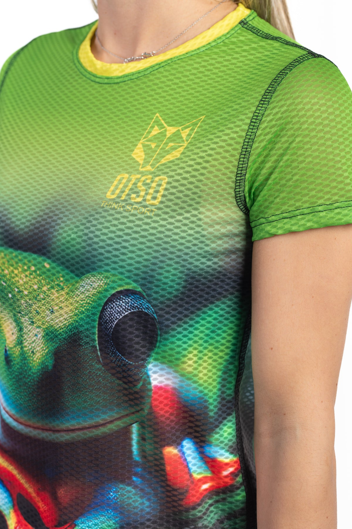 OTSO Damen Kurzarm-Funktionsshirt - Frog – Produktansicht 7
