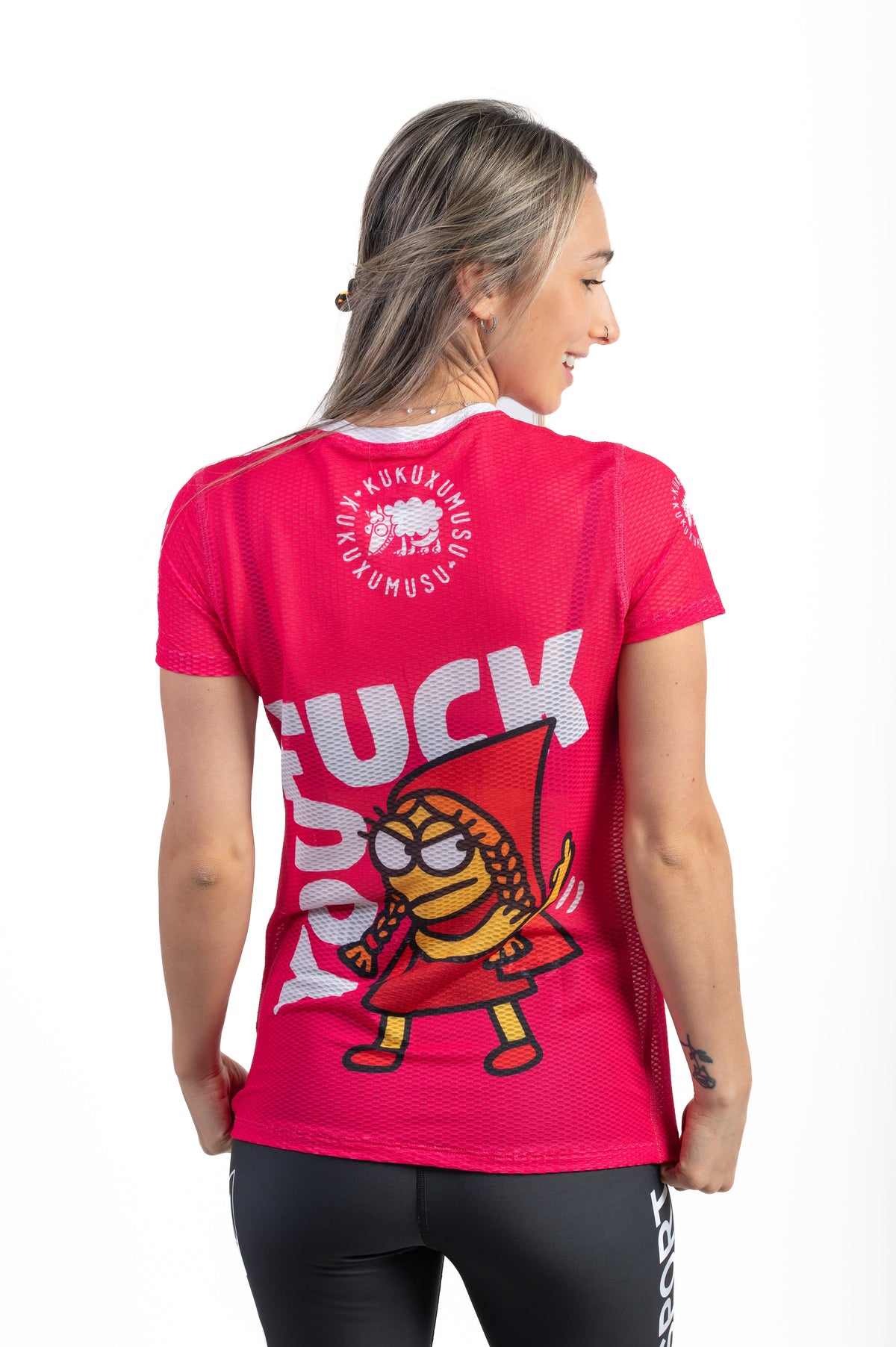 OTSO Damen Kurzarm-Funktionsshirt - Kukuxumusu Fuck You – Produktansicht 6