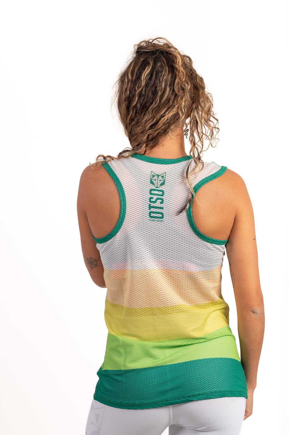 OTSO Damen Lauf-Singlet - Green – Produktansicht 6