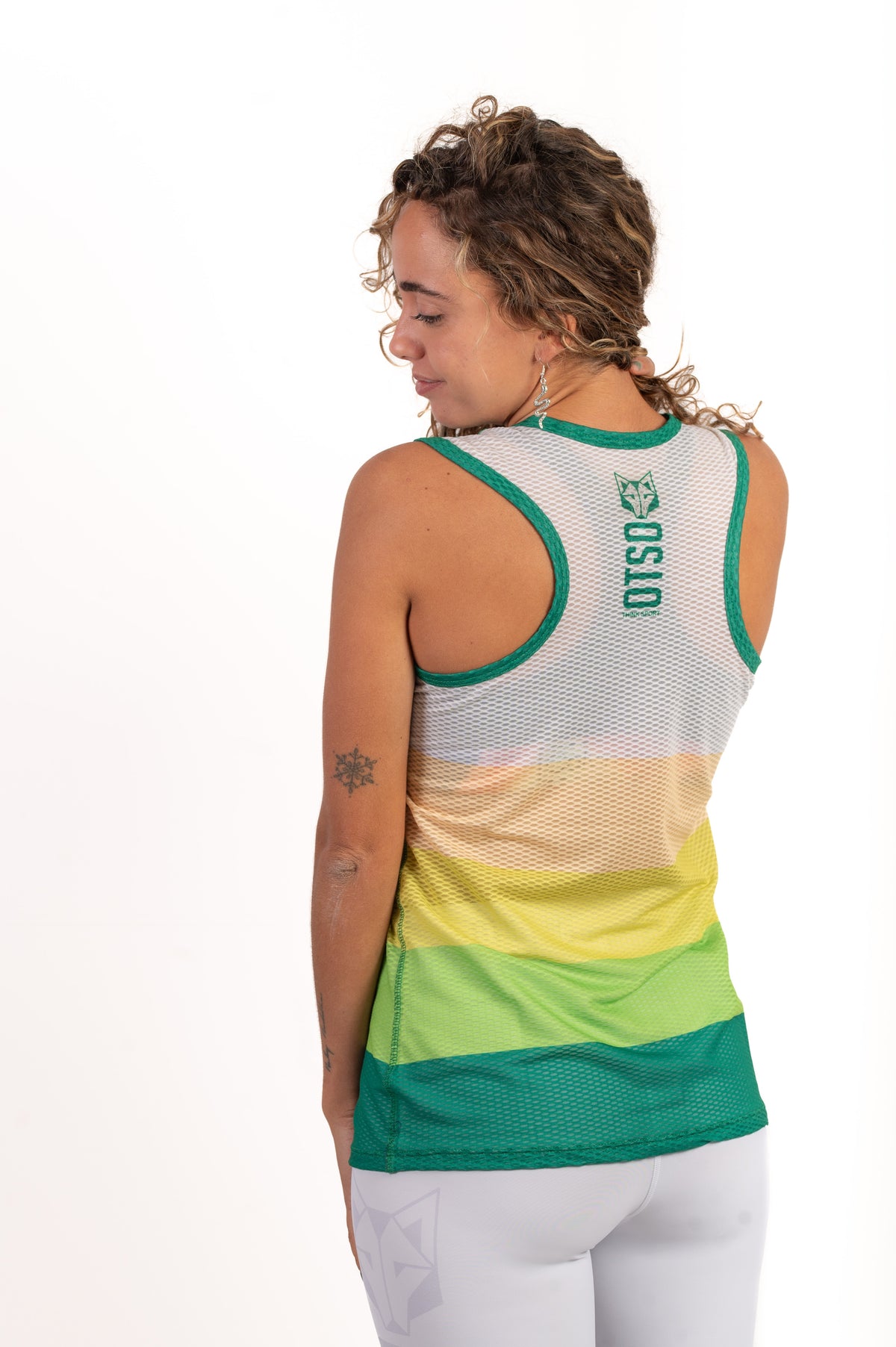 OTSO Damen Lauf-Singlet - Green – Produktansicht 5