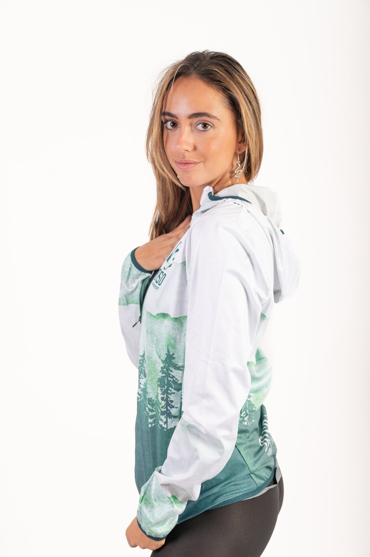 OTSO Unisex Laufjacke - Green Forest – Produktansicht 14