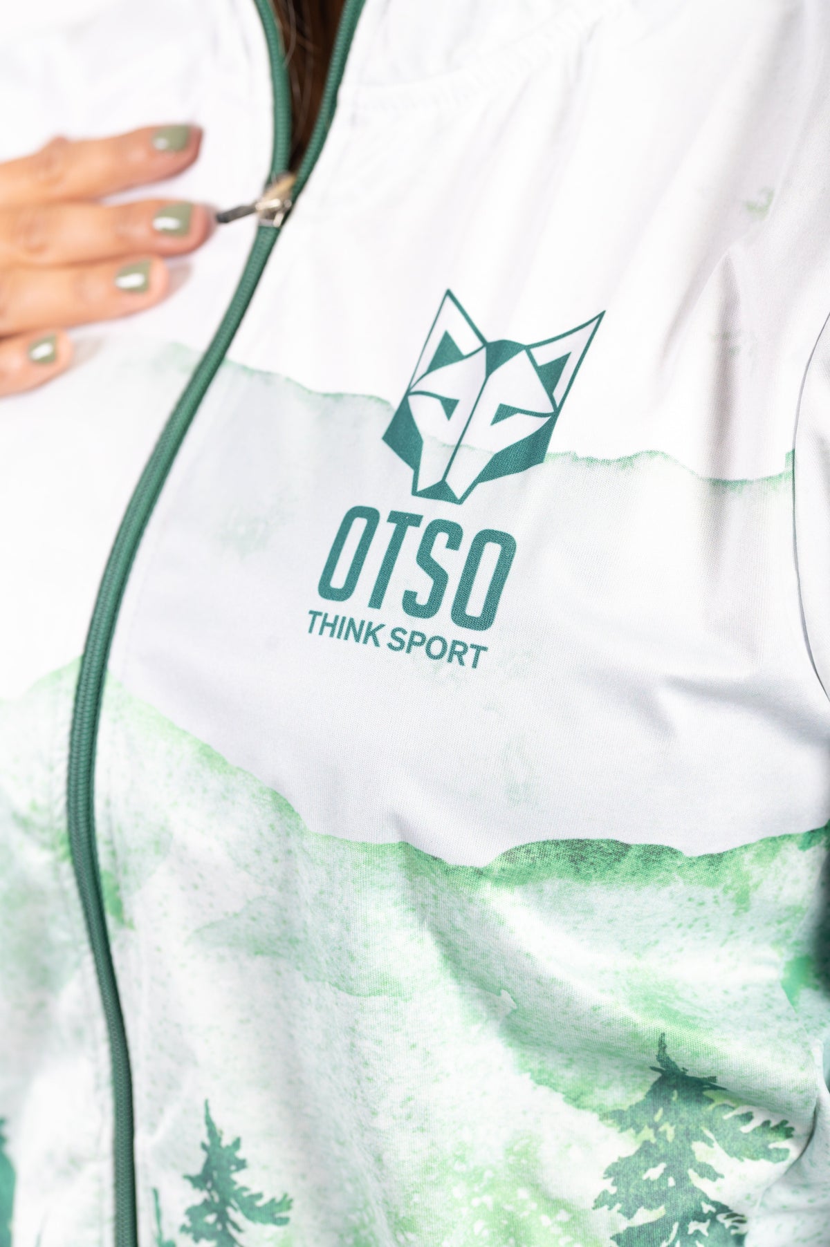 OTSO Unisex Laufjacke - Green Forest – Produktansicht 19