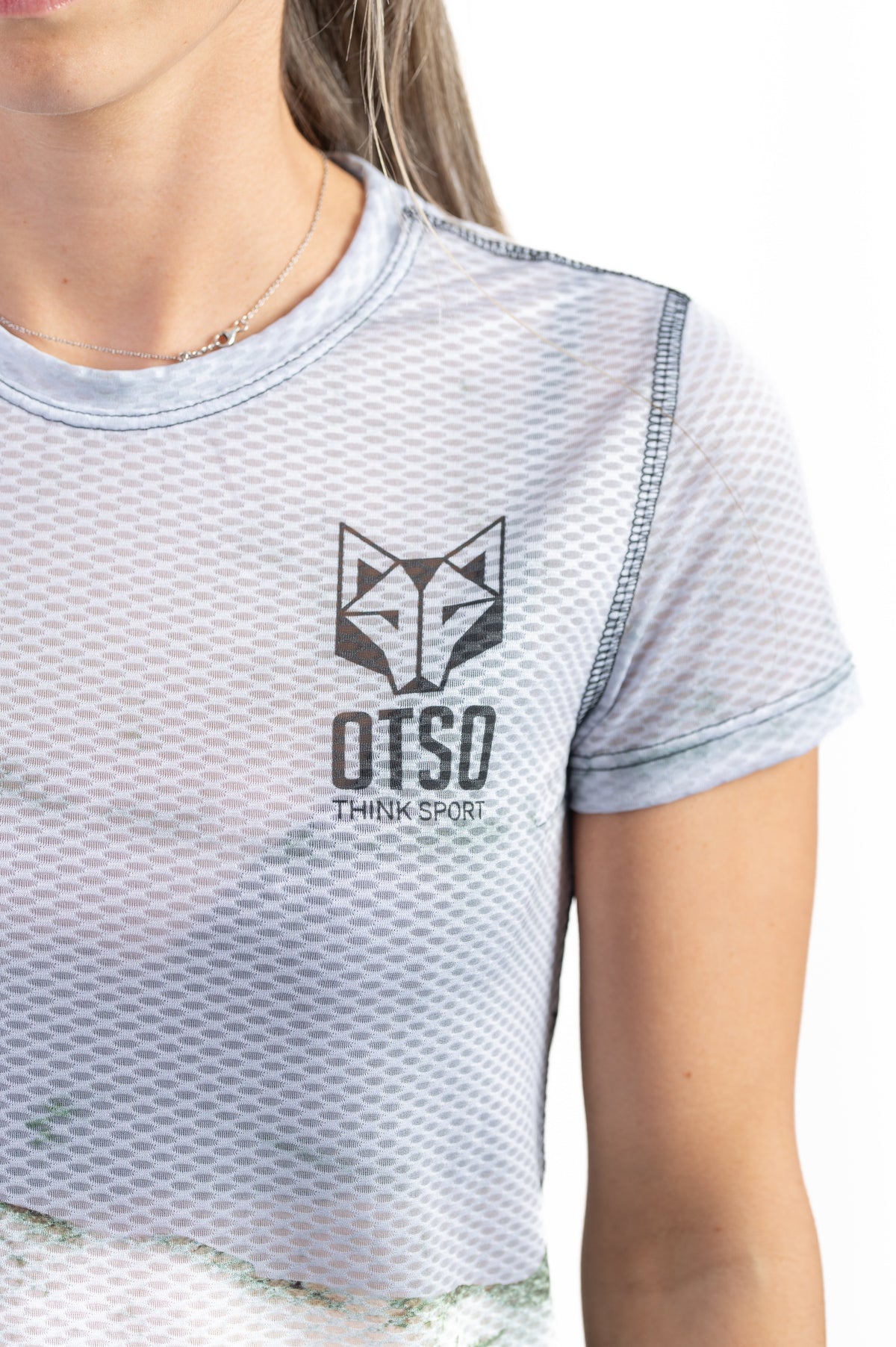 OTSO Damen Kurzarm-Funktionsshirt - Green Forest – Produktansicht 8