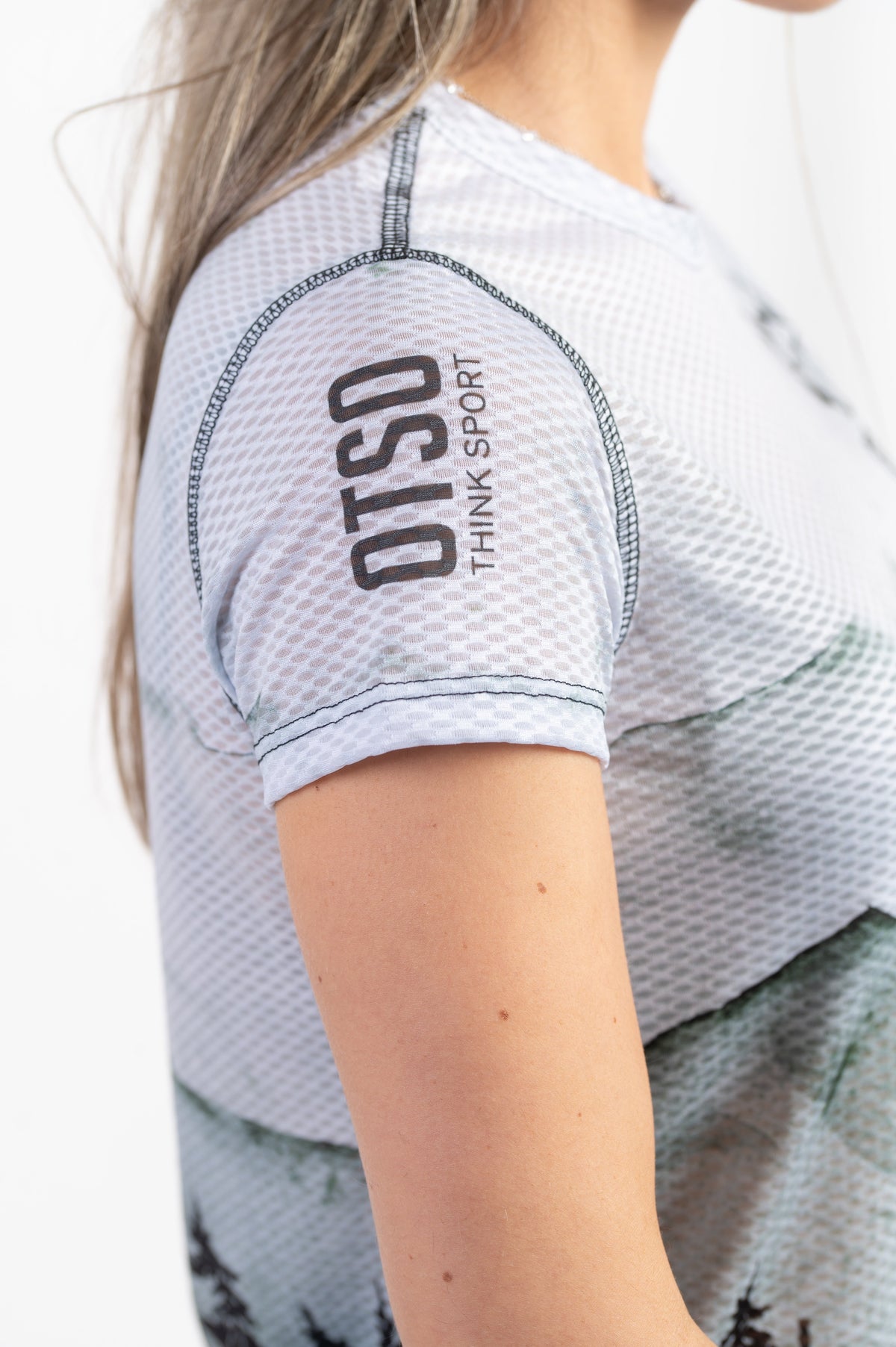 OTSO Damen Kurzarm-Funktionsshirt - Green Forest – Produktansicht 10