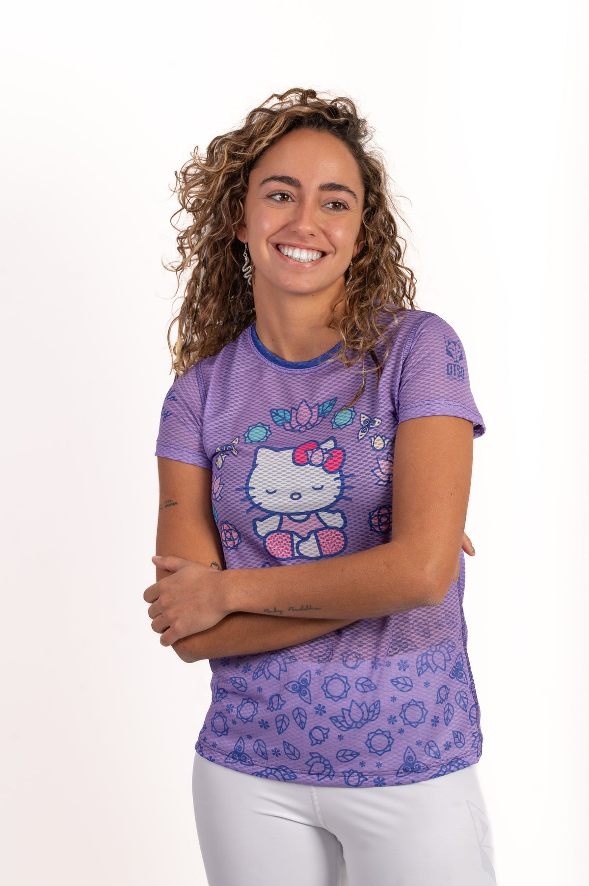 OTSO Damen/Mädchen Kurzarm-Funktionsshirt - Hello Kitty Connected – Produktansicht 3