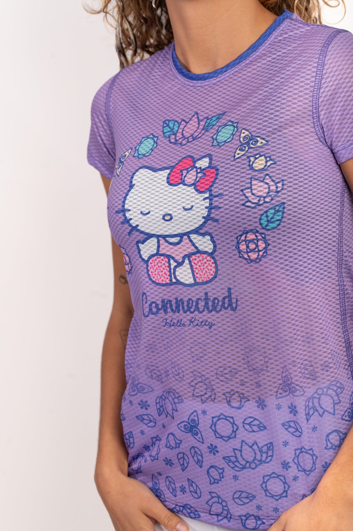 OTSO Damen/Mädchen Kurzarm-Funktionsshirt - Hello Kitty Connected – Produktansicht 8