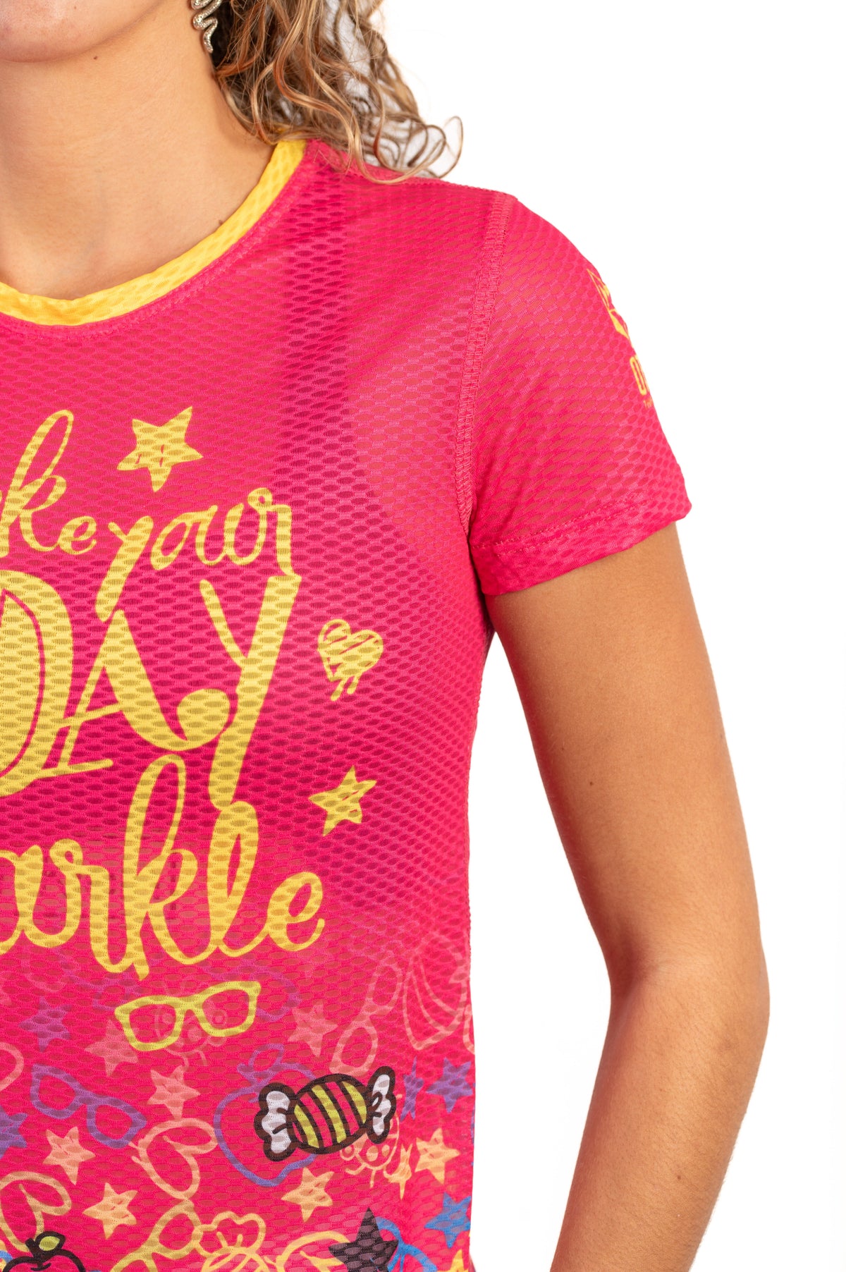OTSO Damen/Mädchen Kurzarm-Funktionsshirt - Hello Kitty Sparkle – Produktansicht 8