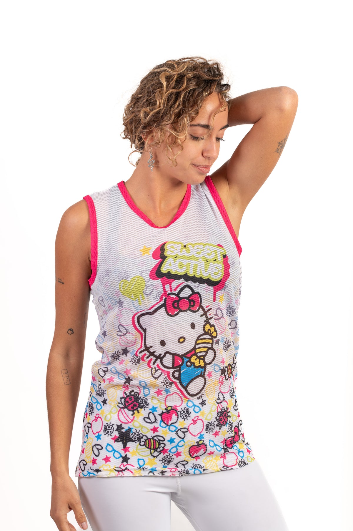 OTSO Damen/Mädchen Singlet - Hello Kitty Sweet – Produktansicht 3