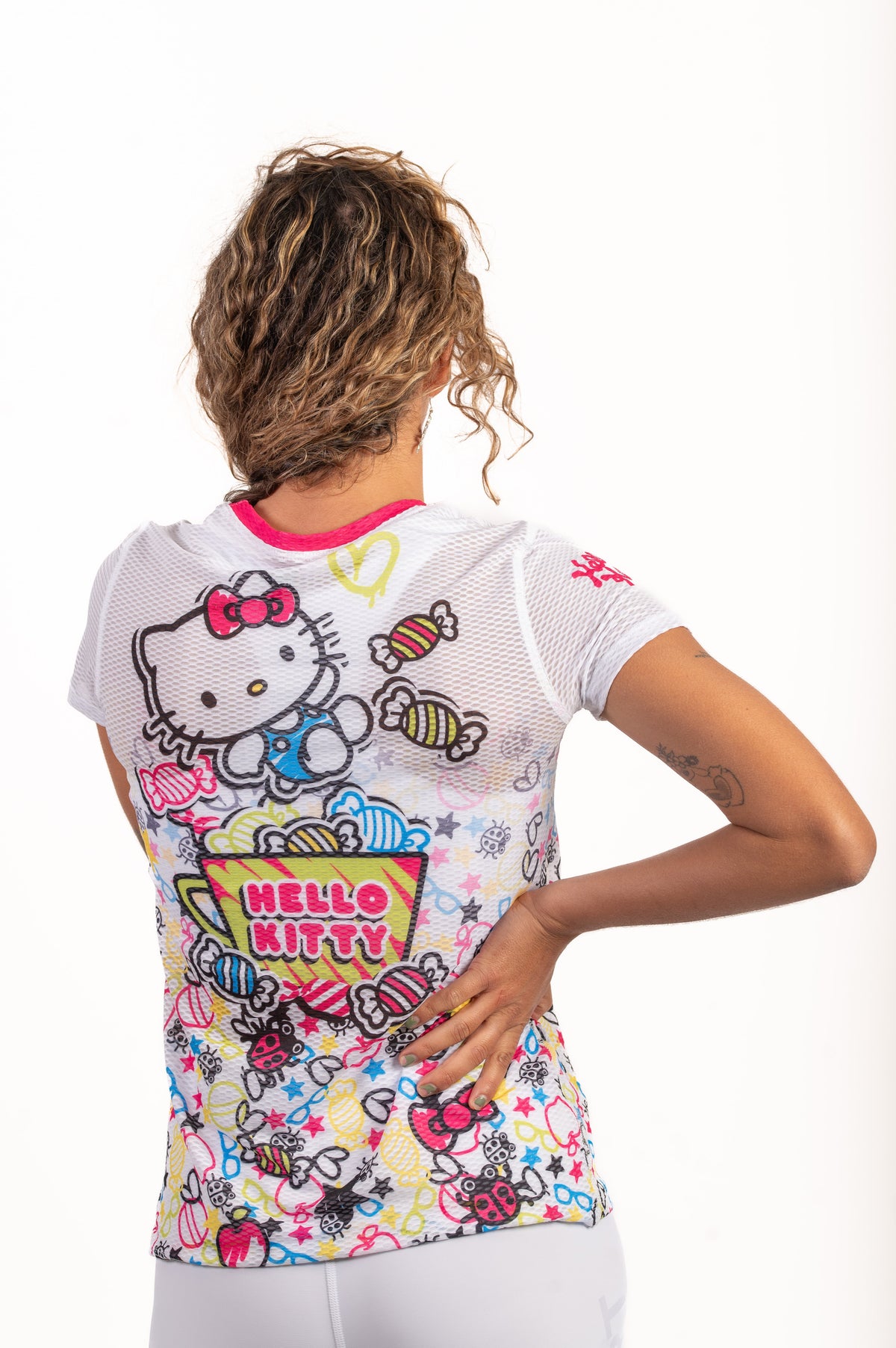 OTSO Damen/Mädchen Kurzarm-Funktionsshirt - Hello Kitty Sweet – Produktansicht 6
