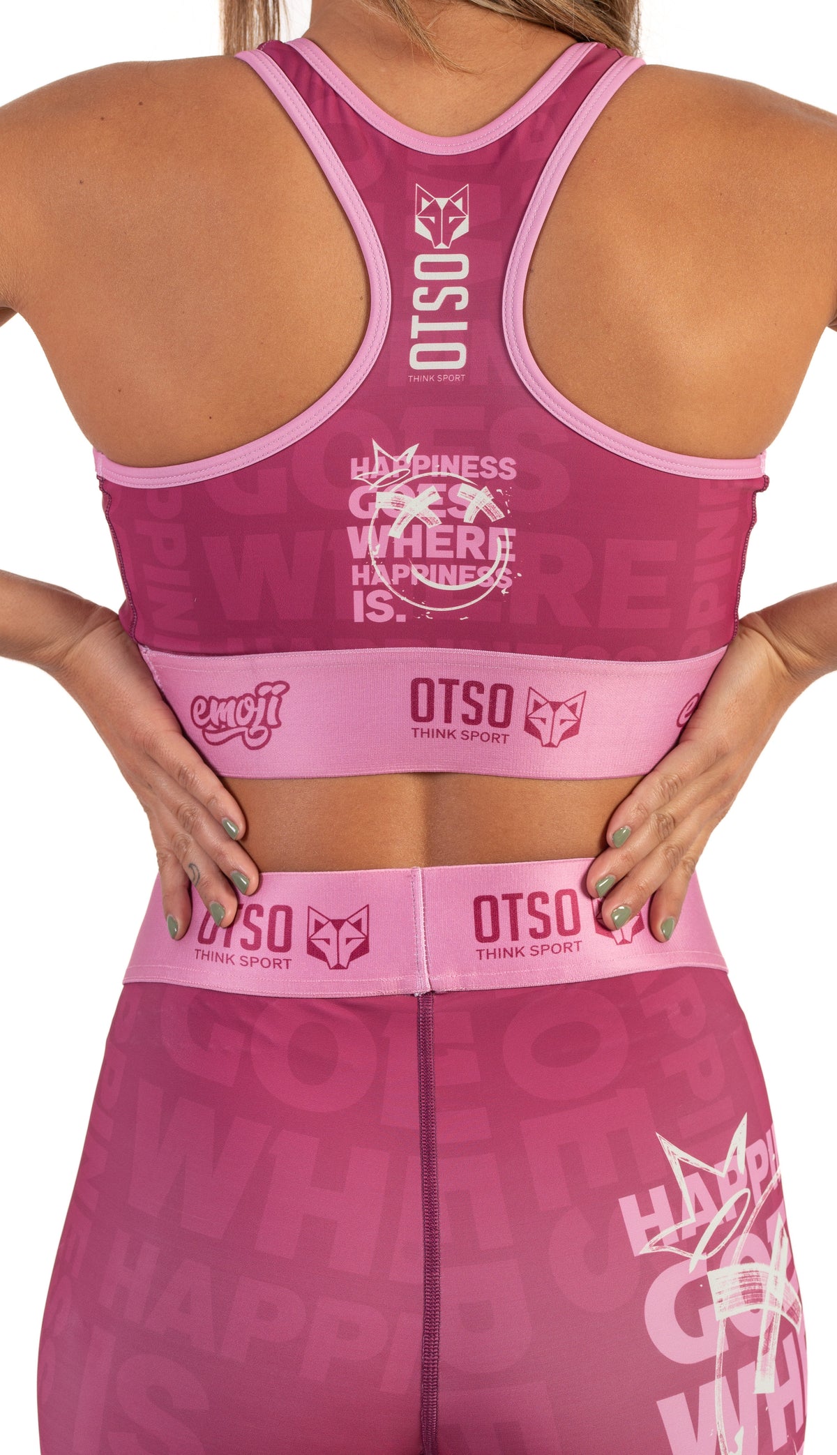 OTSO Damen Sporttop - Emoji Happiness – Produktansicht 7