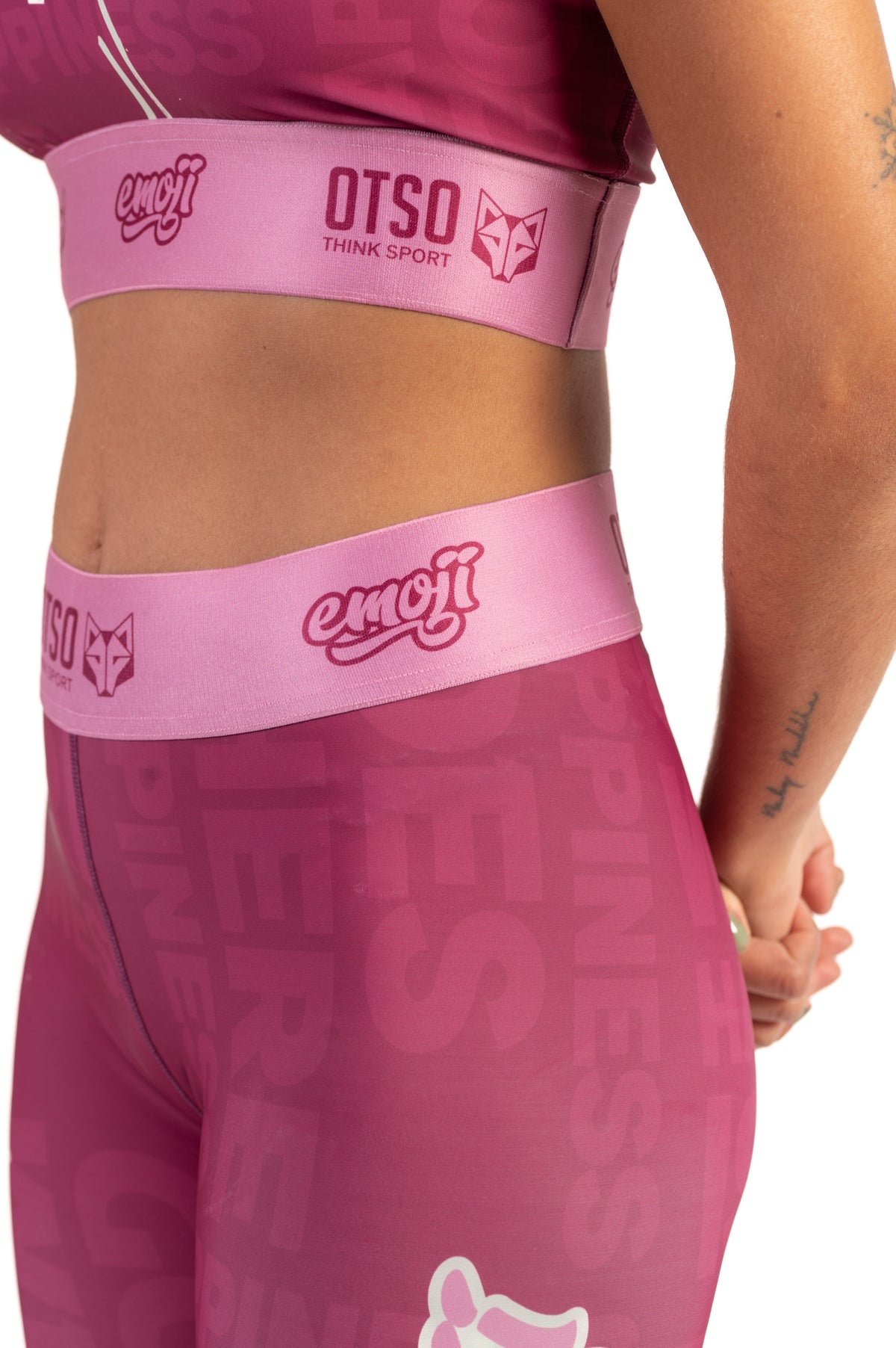 OTSO Damen Sportleggings - Emoji Happiness – Produktansicht 8