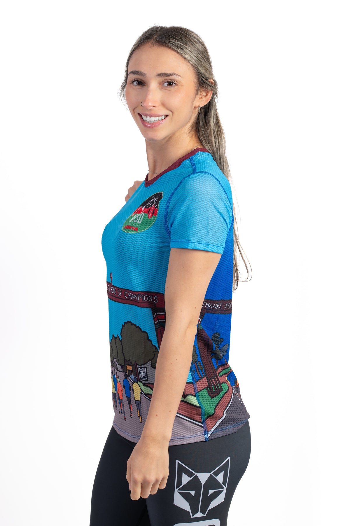 OTSO Damen Kurzarm-Funktionsshirt - Iten – Produktansicht 4