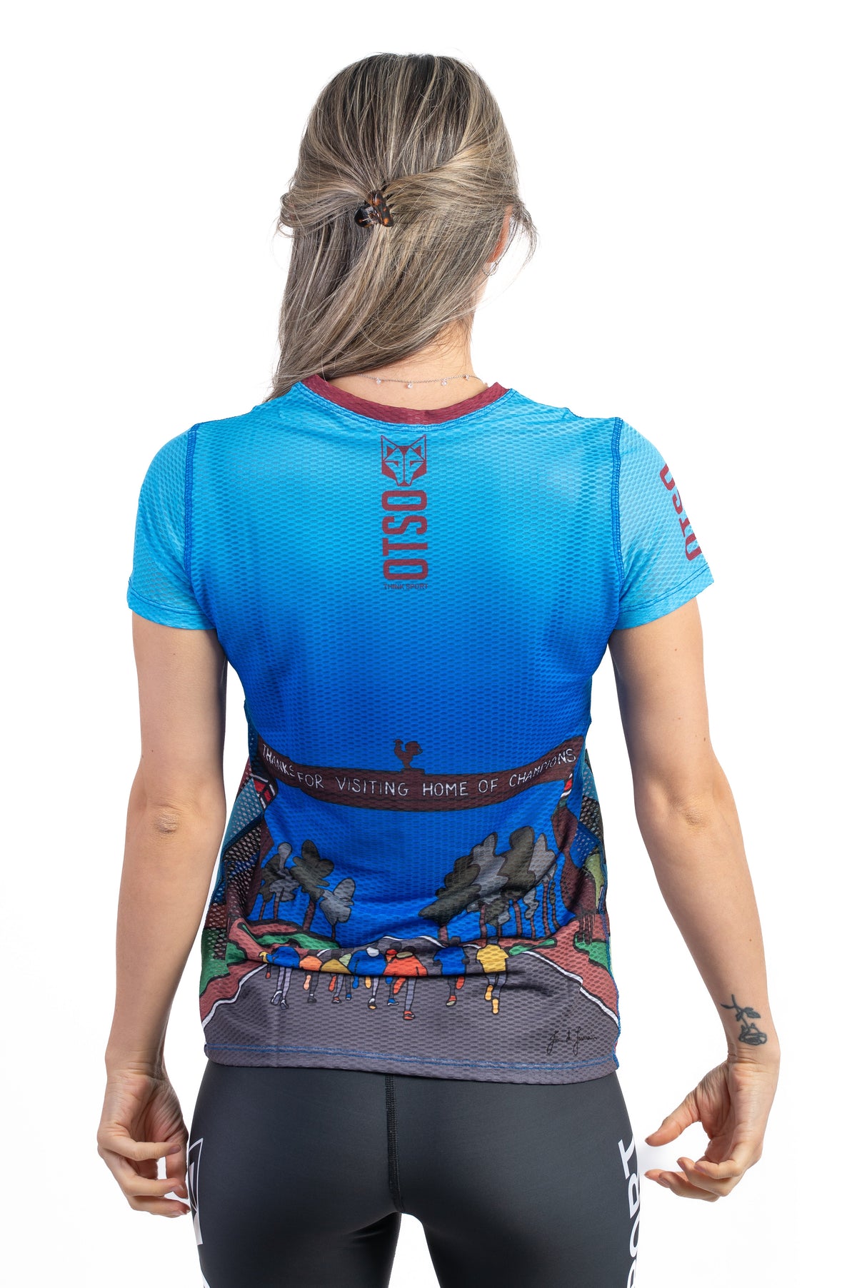 OTSO Damen Kurzarm-Funktionsshirt - Iten – Produktansicht 6
