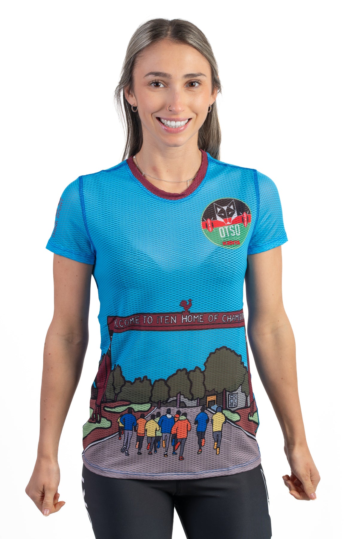 OTSO Damen Kurzarm-Funktionsshirt - Iten – Produktansicht 3