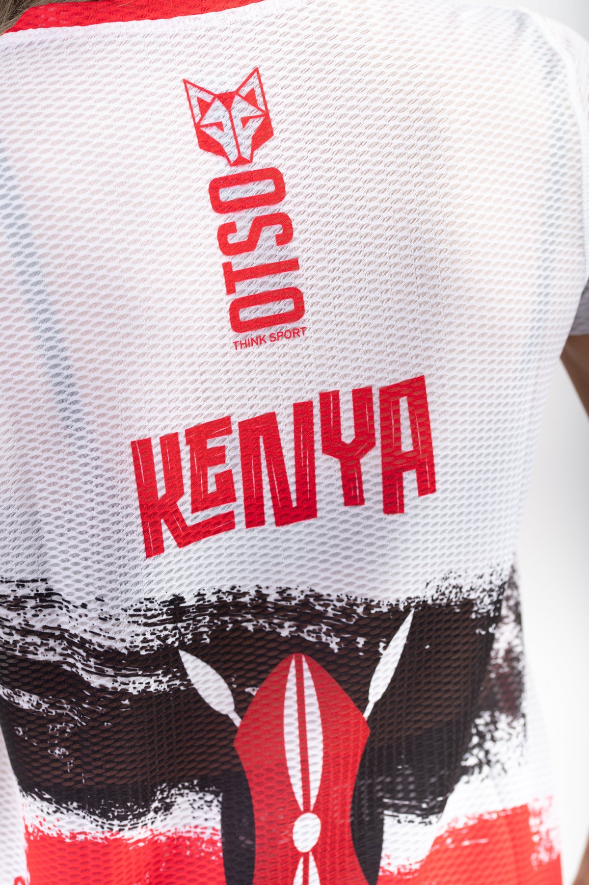 OTSO Damen Kurzarm-Funktionsshirt - Kimbia Kenya – Produktansicht 10