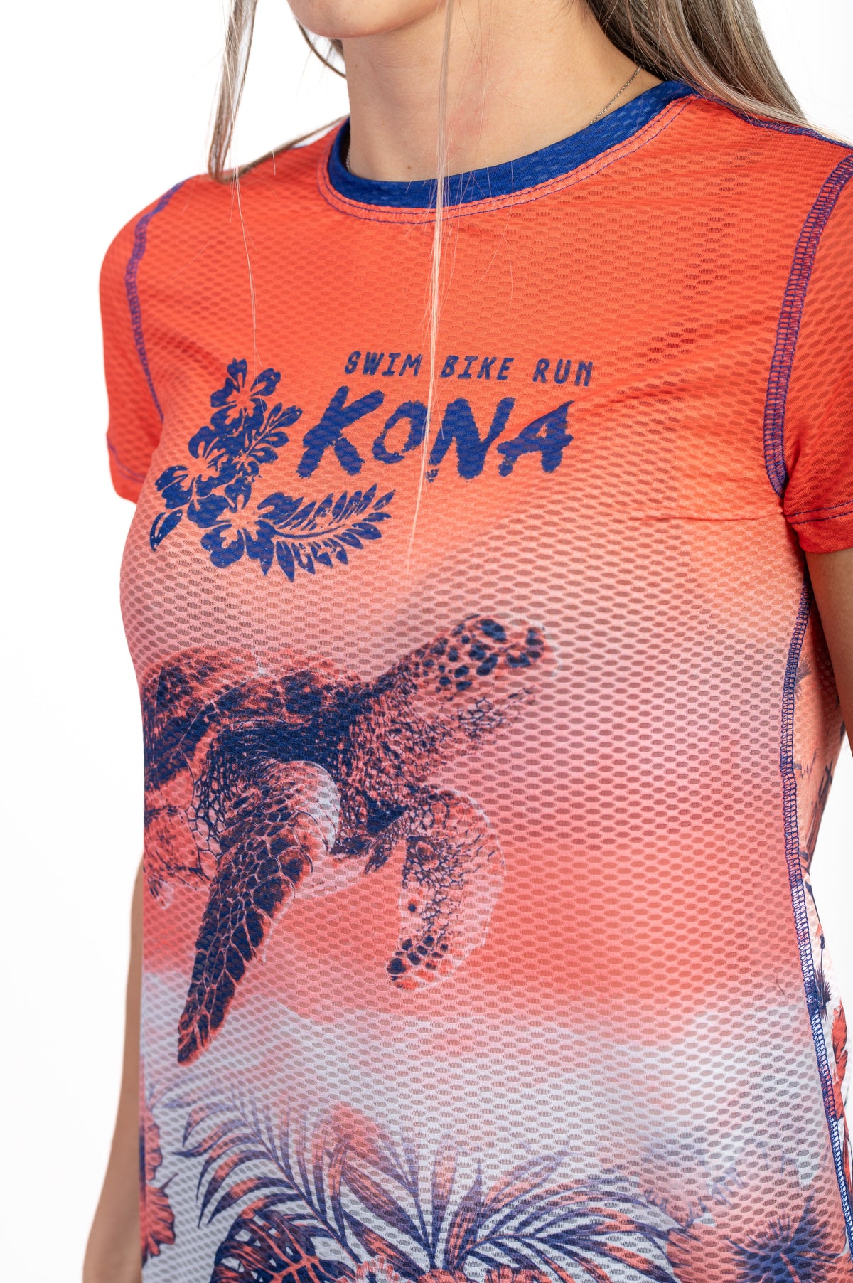 OTSO Damen Kurzarm-Funktionsshirt - Kona Kahalu'u Beach – Produktansicht 7