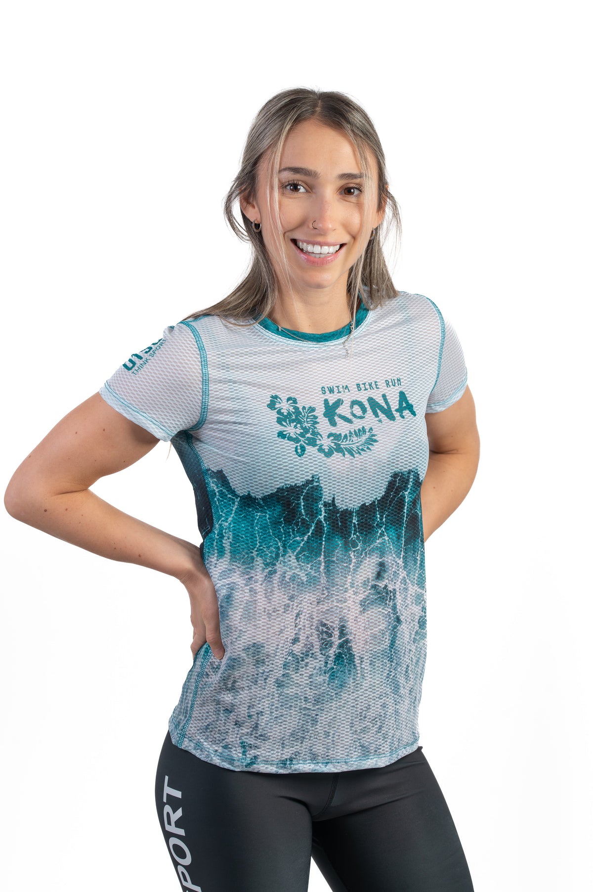 OTSO Damen Kurzarm-Funktionsshirt - Kona Kailua Bay – Produktansicht 4