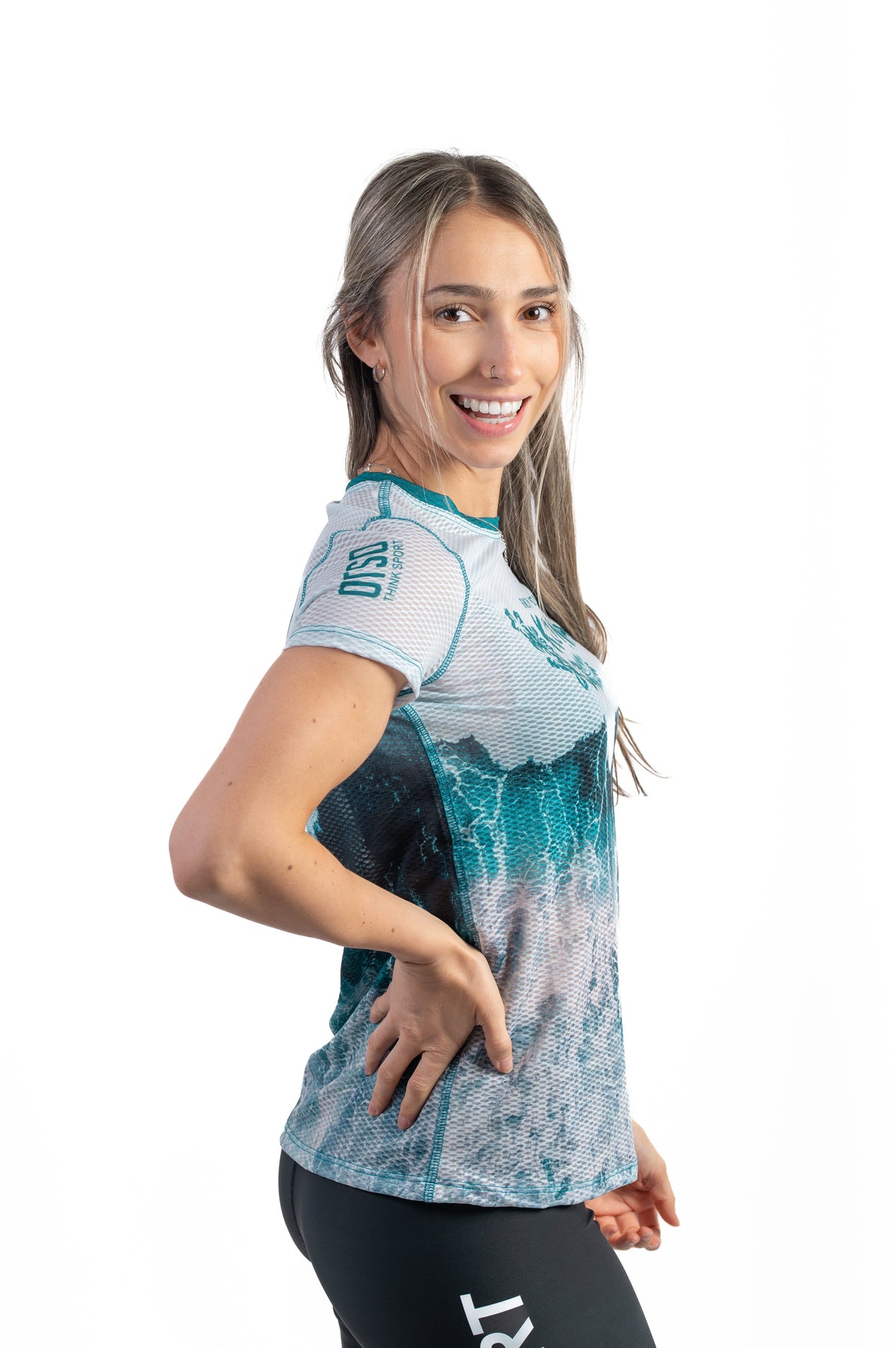 OTSO Damen Kurzarm-Funktionsshirt - Kona Kailua Bay – Produktansicht 5