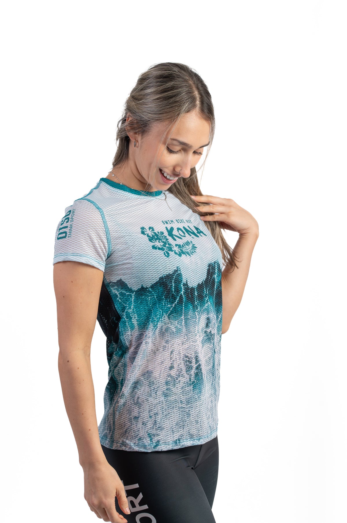 OTSO Damen Kurzarm-Funktionsshirt - Kona Kailua Bay – Produktansicht 6