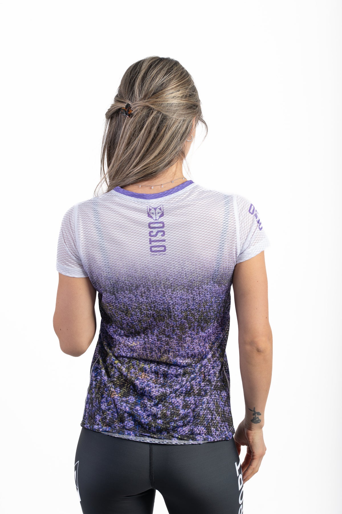 OTSO Damen Kurzarm-Funktionsshirt - Lavande – Produktansicht 6
