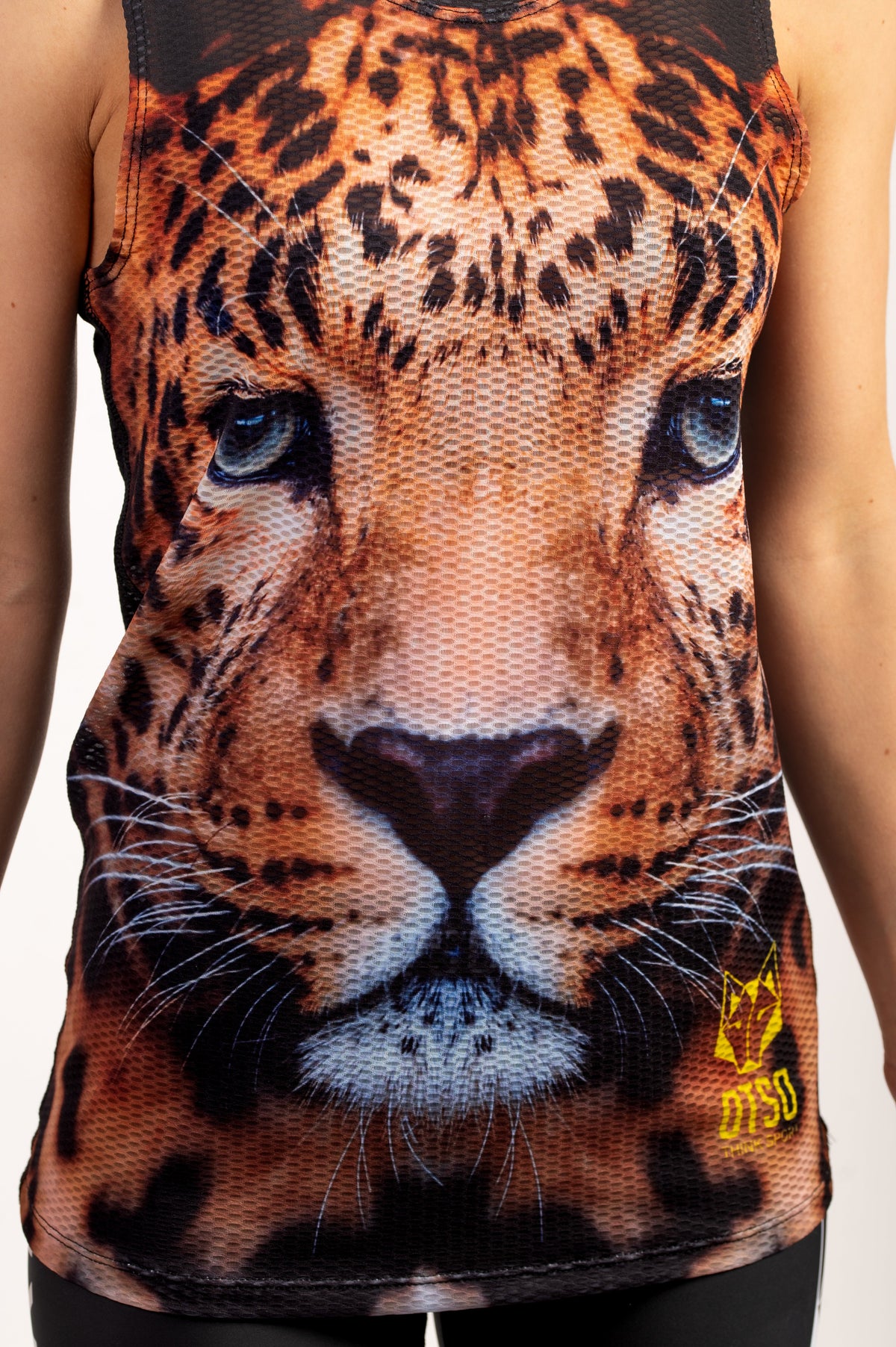 OTSO Damen Lauf-Singlet - Leopard – Produktansicht 8