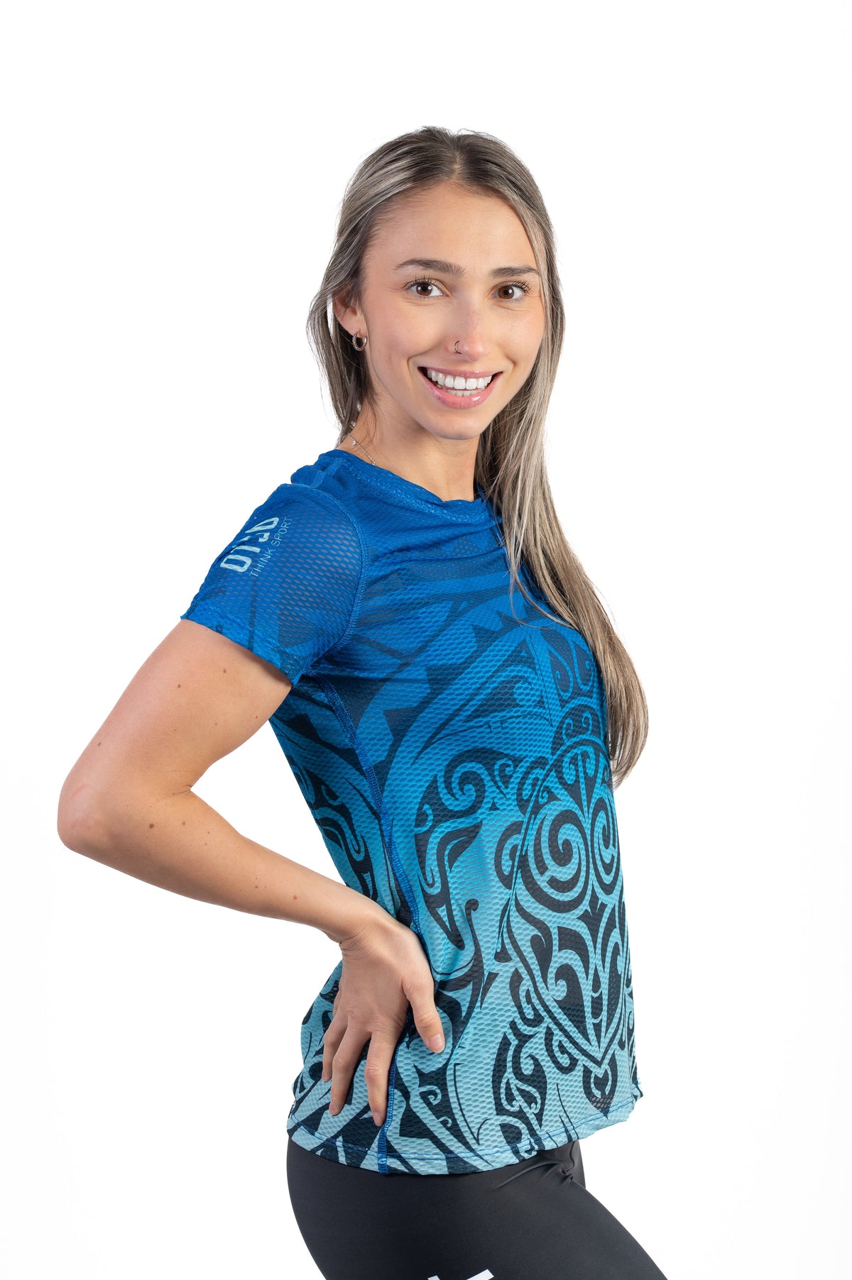 OTSO Damen Kurzarm-Funktionsshirt - Maori Kahurangi – Produktansicht 4