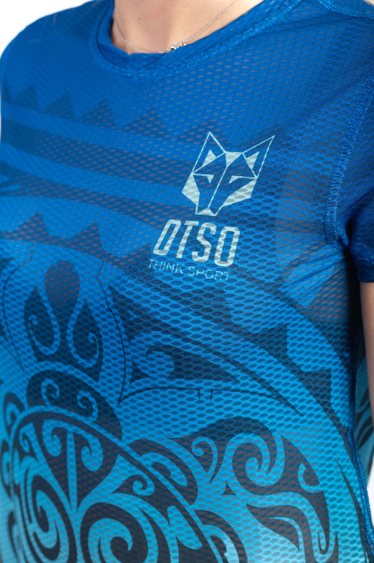 OTSO Damen Kurzarm-Funktionsshirt - Maori Kahurangi – Produktansicht 7