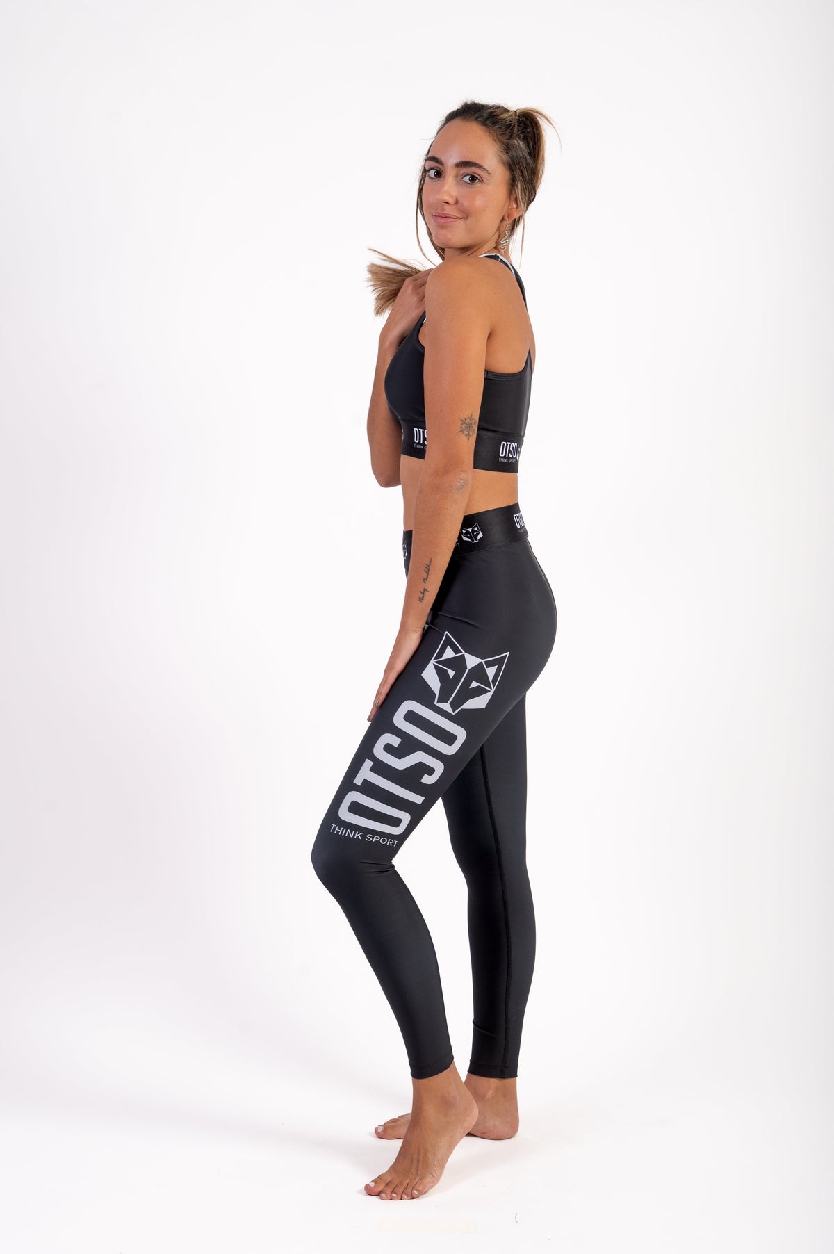 OTSO Damen Sportleggings - Onyx Black – Produktansicht 6