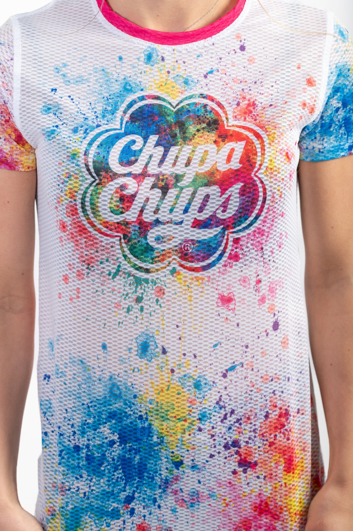 OTSO Damen Kurzarm-Funktionsshirt - Chupa Chups Paint – Produktansicht 8