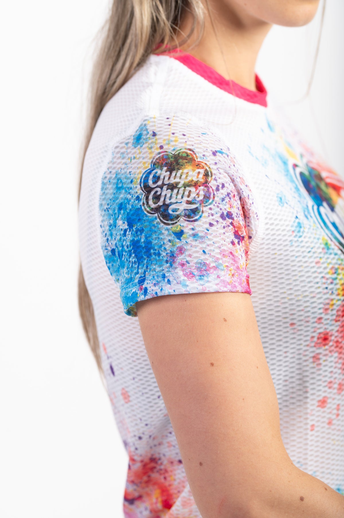 OTSO Damen Kurzarm-Funktionsshirt - Chupa Chups Paint – Produktansicht 11