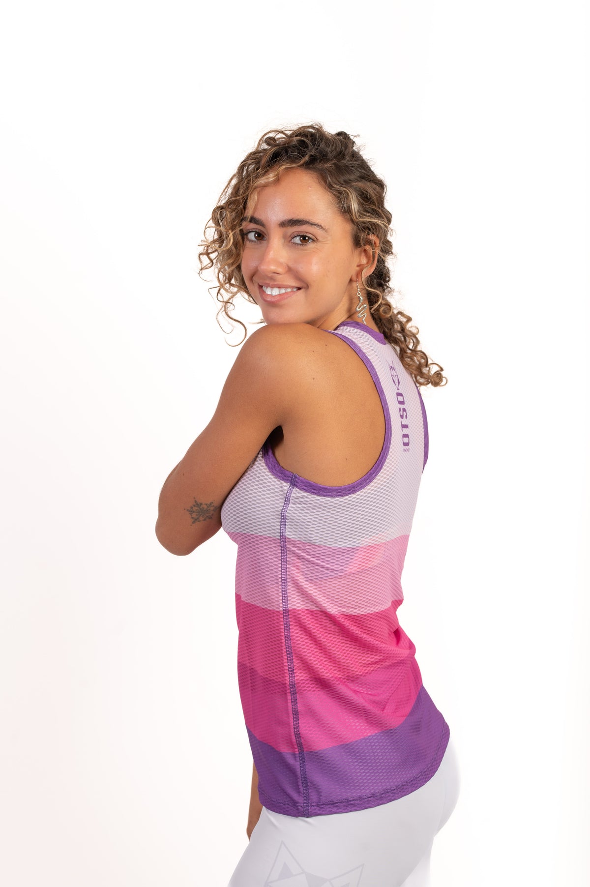 OTSO Damen Lauf-Singlet - Pink – Produktansicht 5