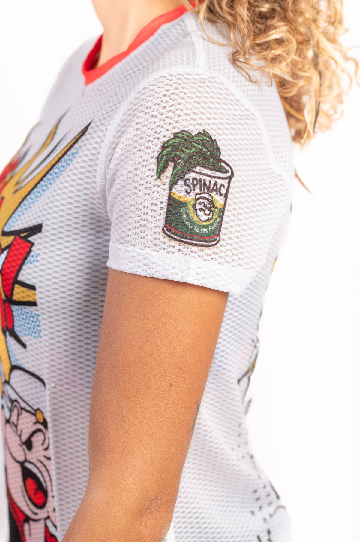 OTSO Damen Kurzarm-Funktionsshirt - Popeye Pop Art – Produktansicht 10