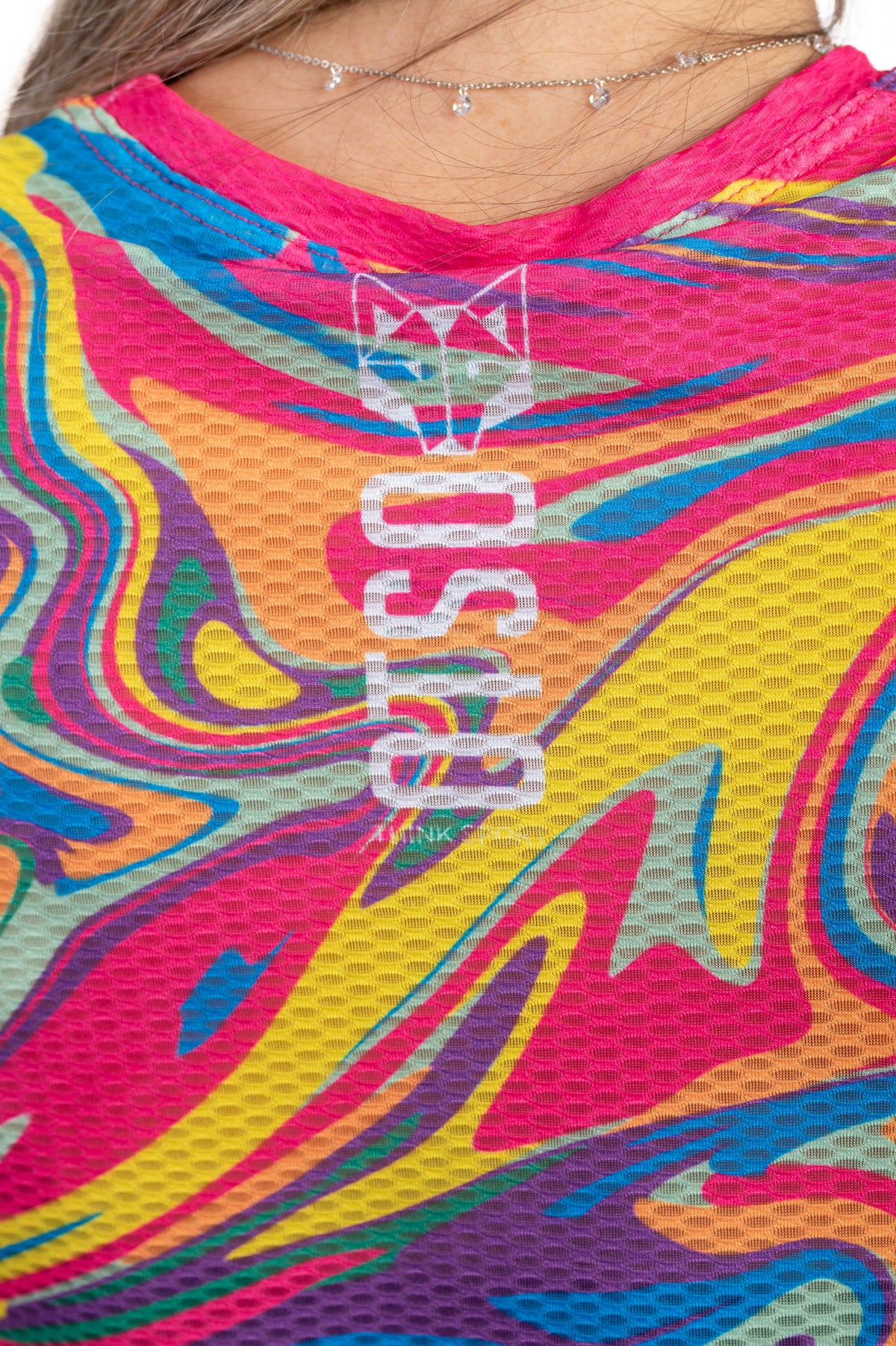 OTSO Damen Kurzarm-Funktionsshirt - Psychedelic – Produktansicht 9