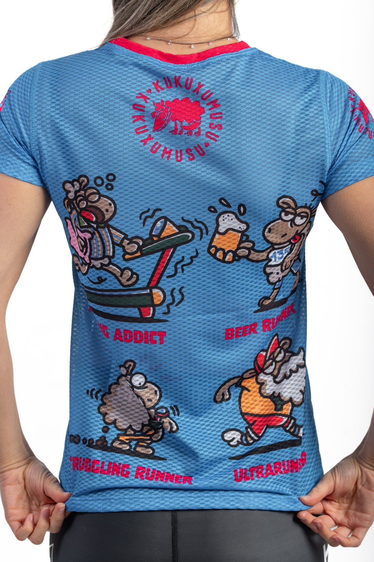 OTSO Damen Kurzarm-Funktionsshirt - Kukuxumusu Runners – Produktansicht 7