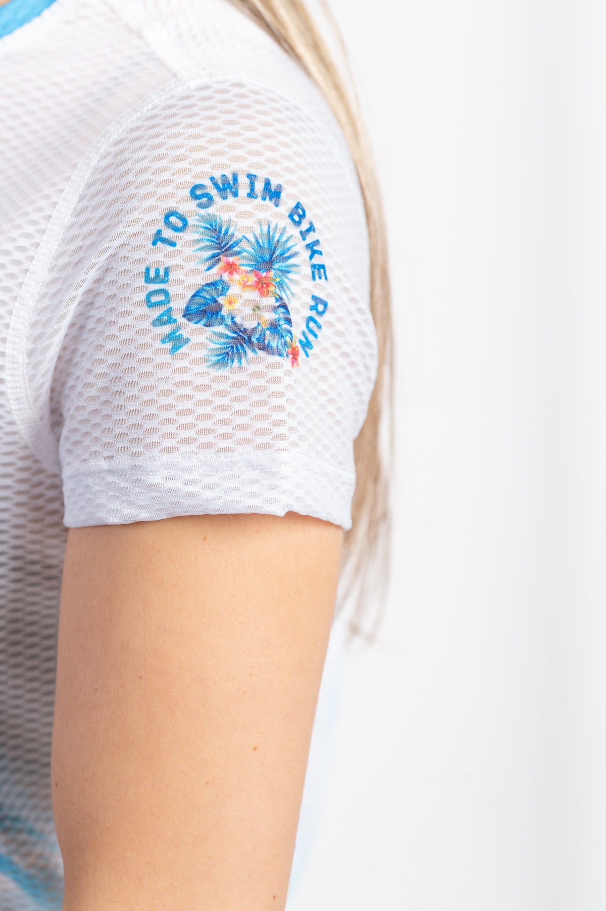 OTSO Damen Kurzarm-Funktionsshirt - Swim Bike Run Wave – Produktansicht 11
