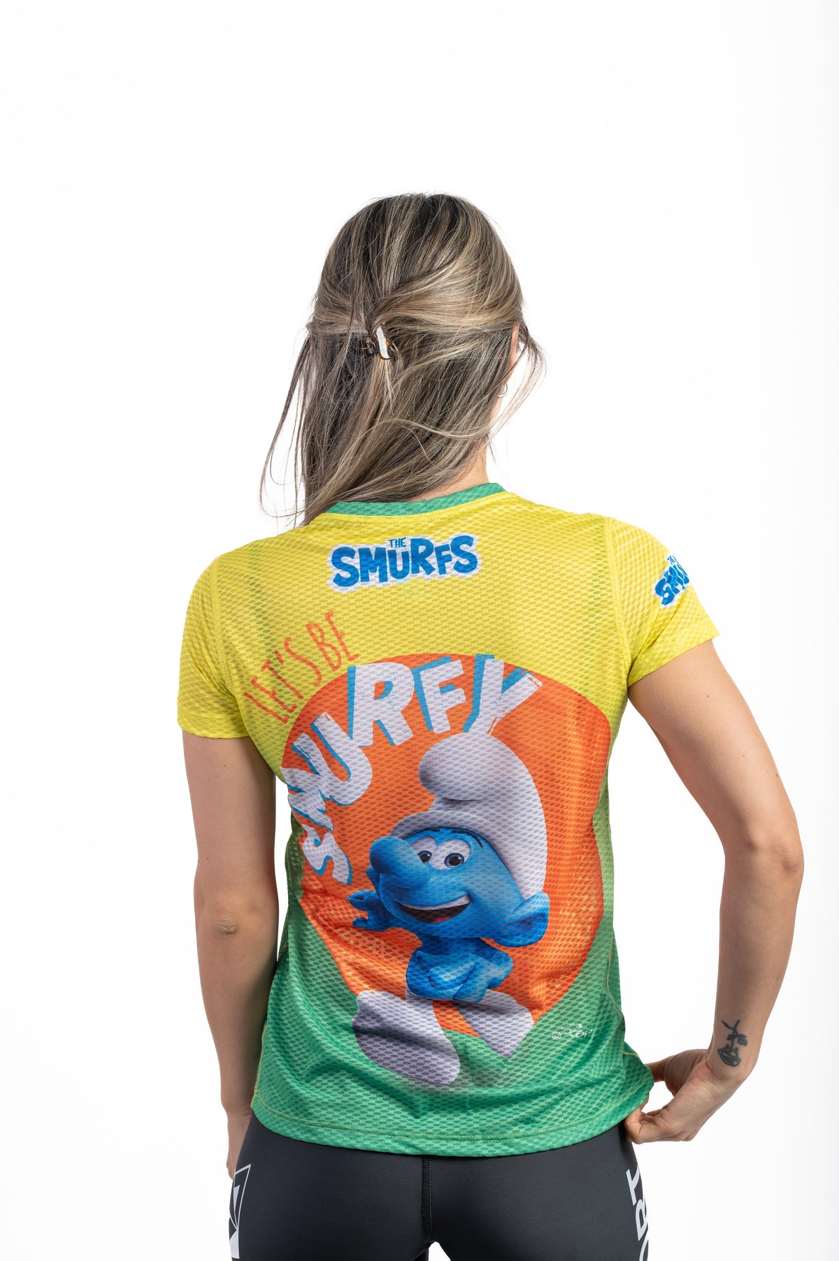 OTSO Damen Kurzarm-Funktionsshirt - Smurf Running – Produktansicht 6